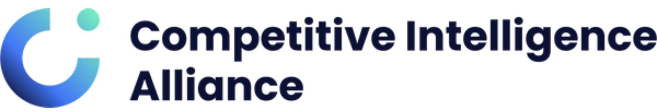 Logo of the Competitive Intelligence Alliance with a blue circular design and text.