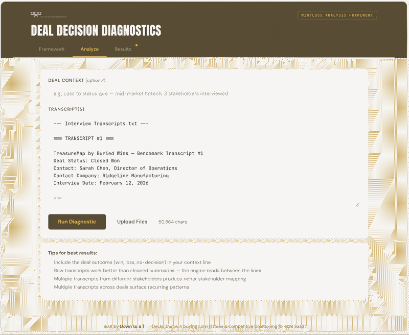 Try Deal Decision Diagnostics in Claude →