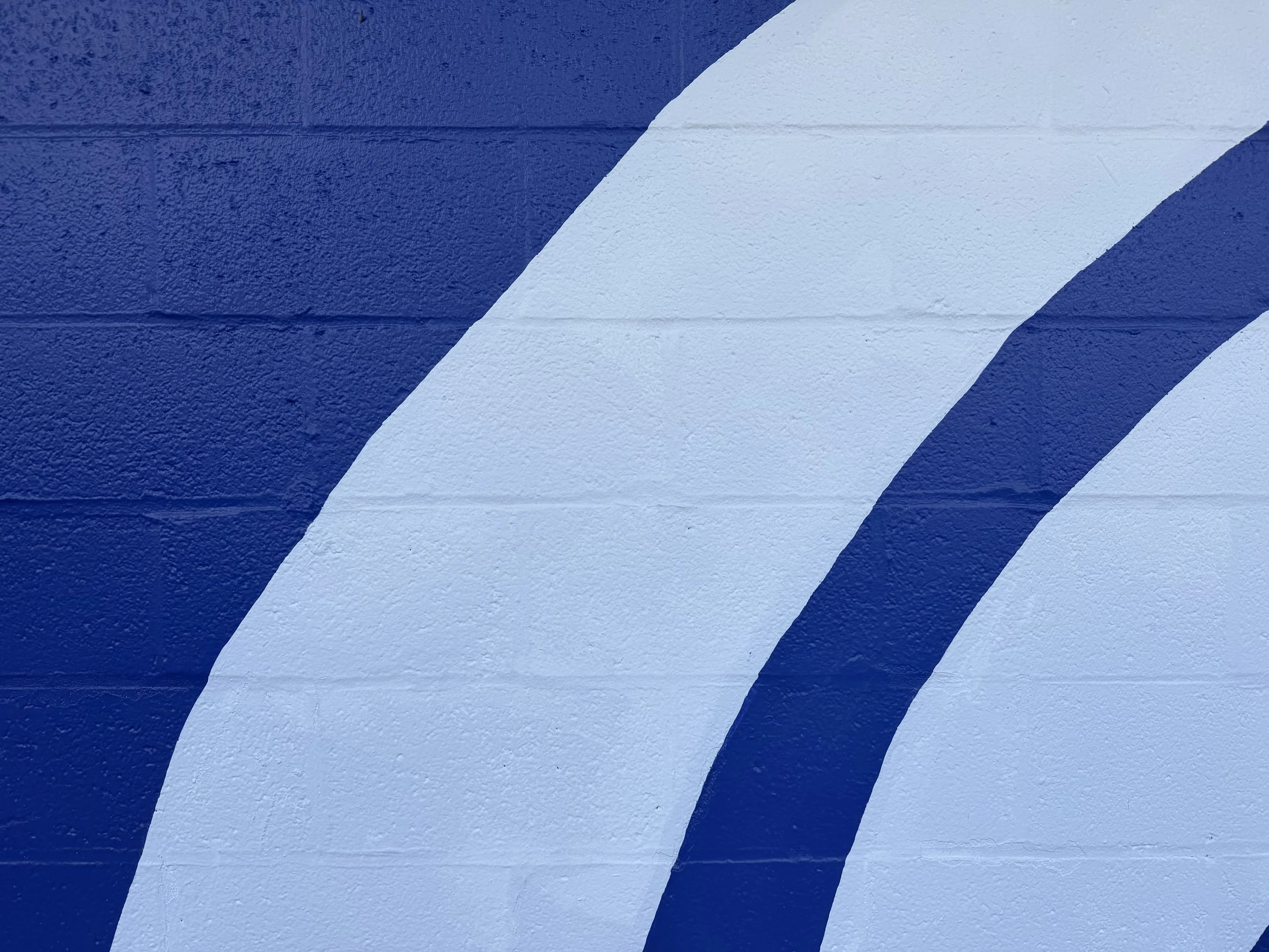 Blue and white stripes