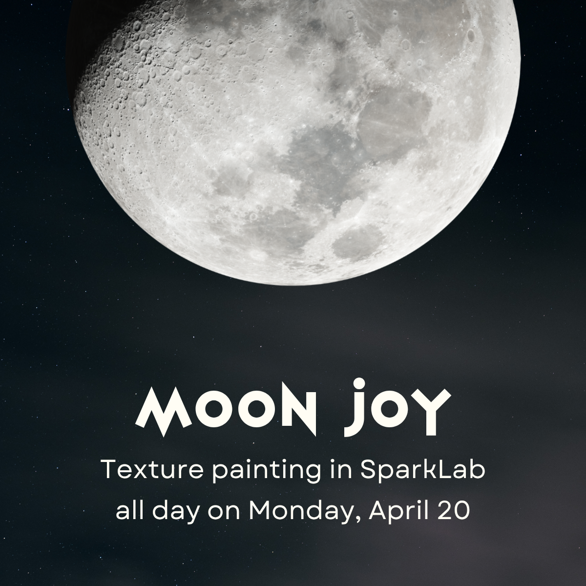 Texture Moon Painting