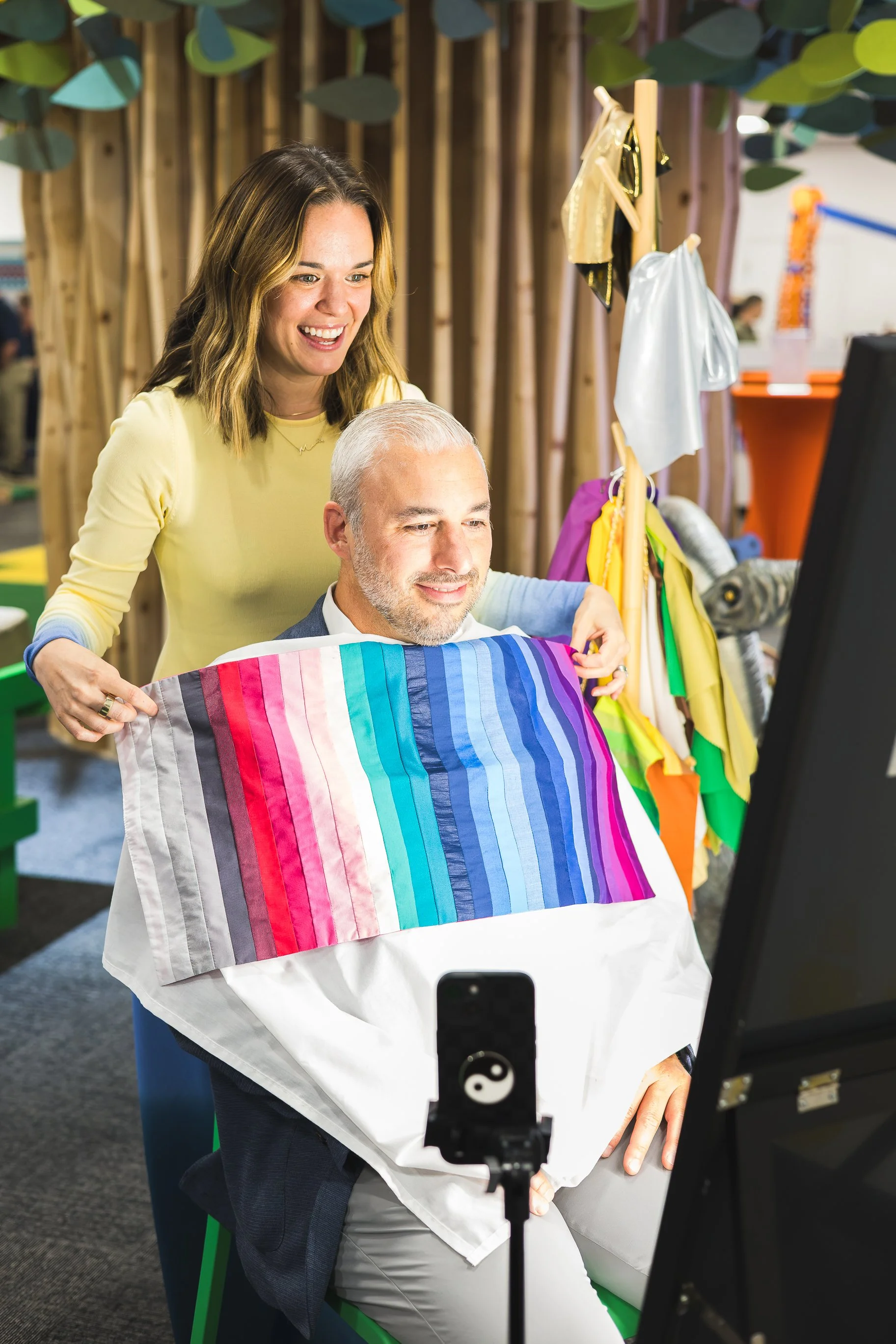 Having colors read