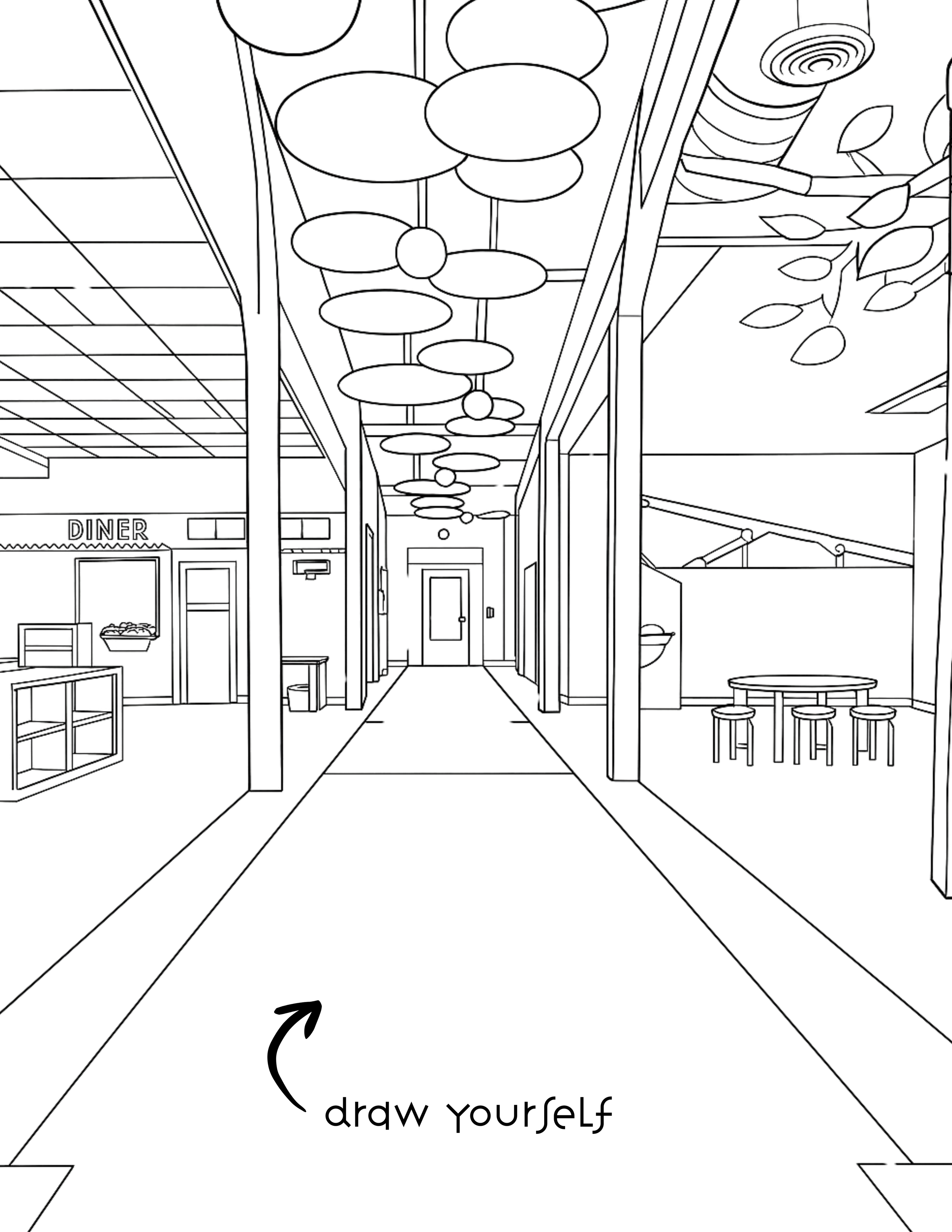 Draw You Coloring Page