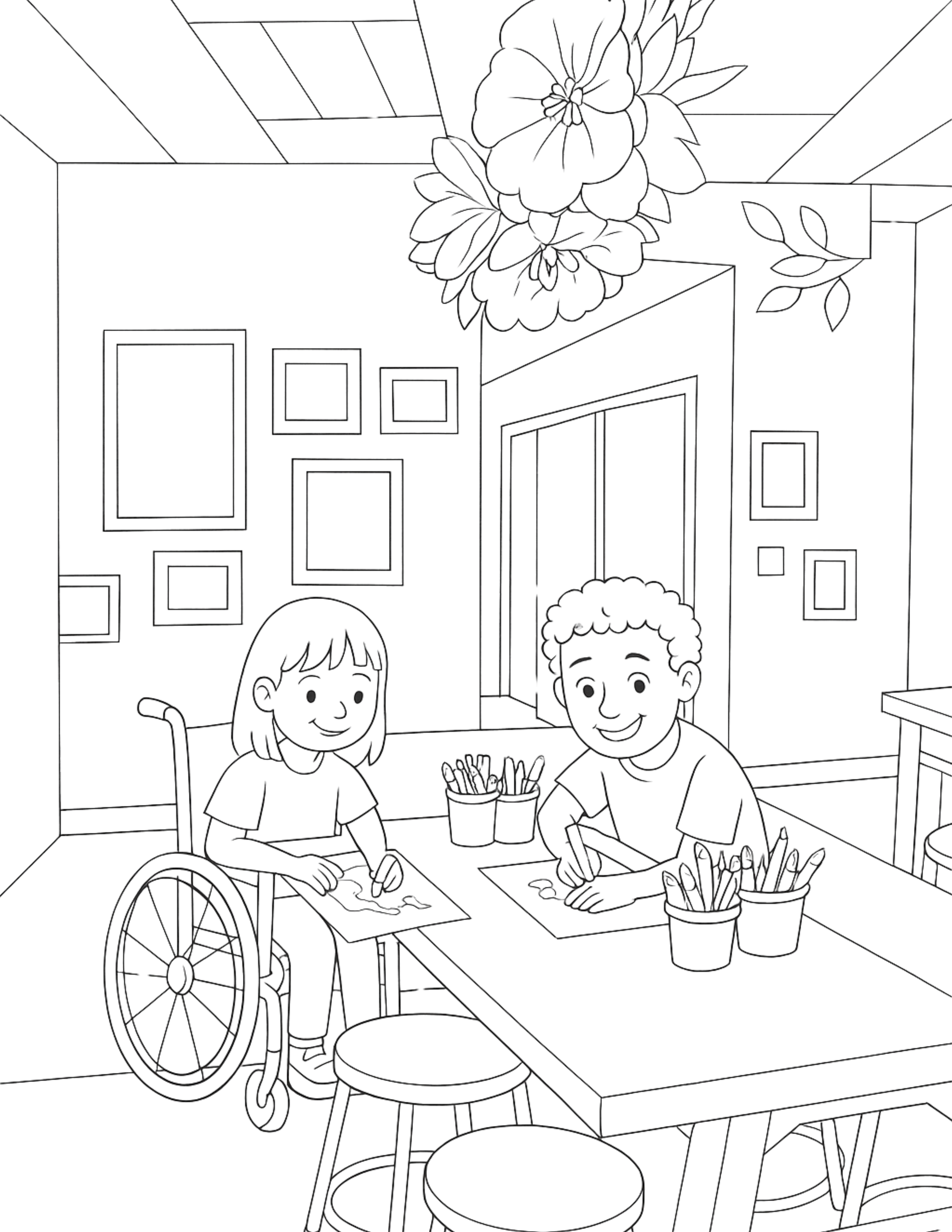 MakerSpace Coloring Page