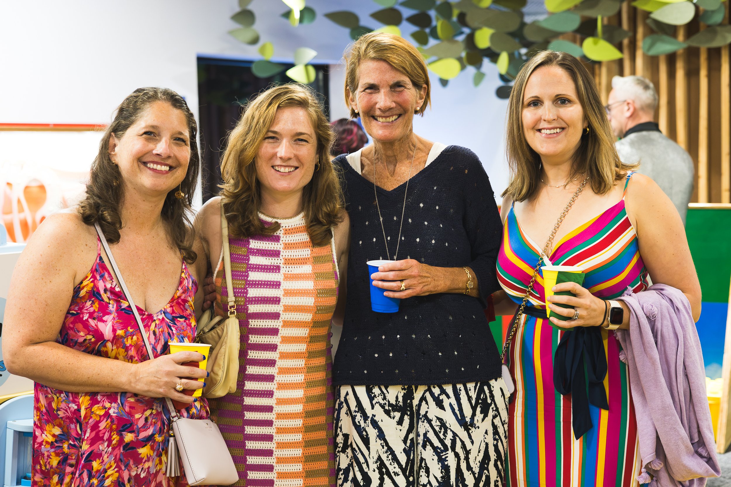 guests celebrating at the museum