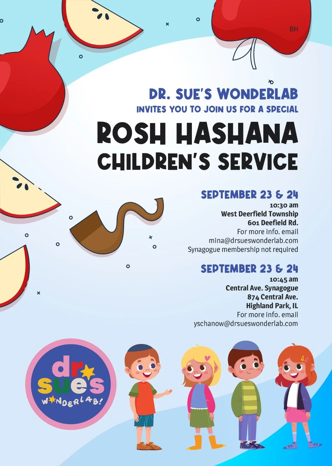 Rosh Hashana Children’s Services