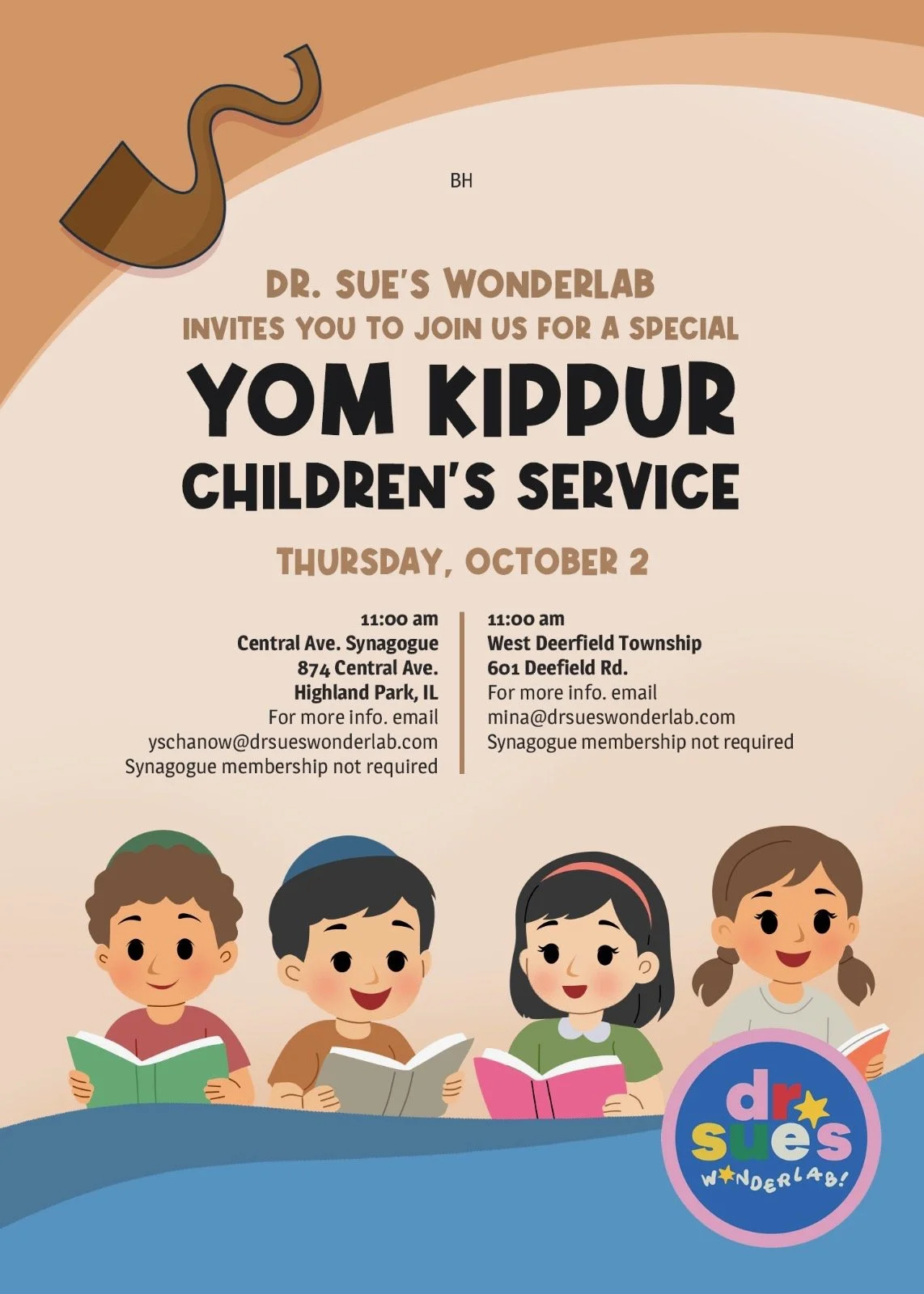 Yom Kippur Children’s Services