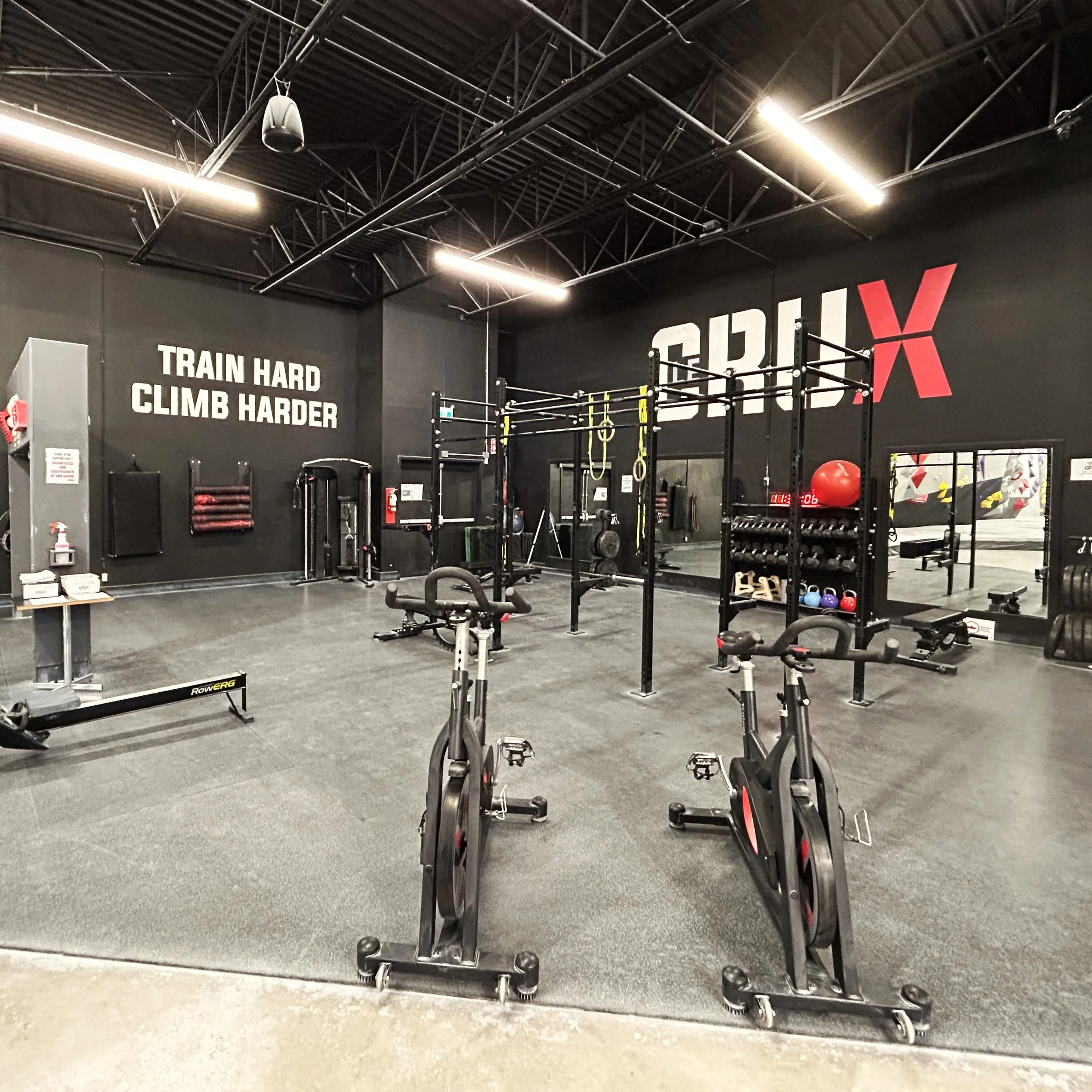 Gym de musculation et préparation à l'escalade à Le Crux boisbriand et Laval