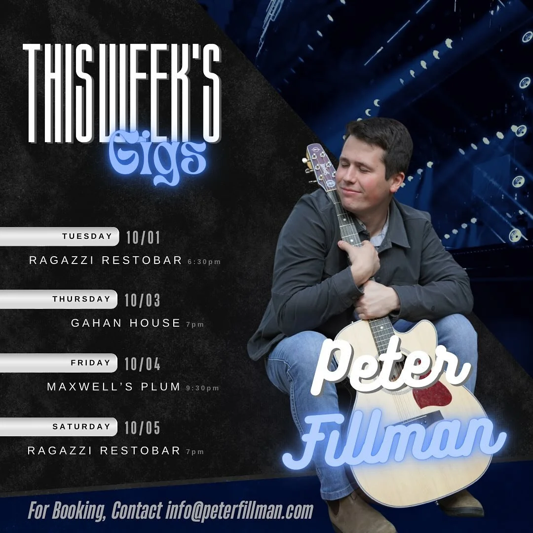 I love my guitar. But you know what I&rsquo;d love more? If you were to come hangout and have a drink with me this week! The sickness is behind me and I&rsquo;m back and feeling better than ever!

Here&rsquo;s where I&rsquo;ll be this week:

Tuesday 