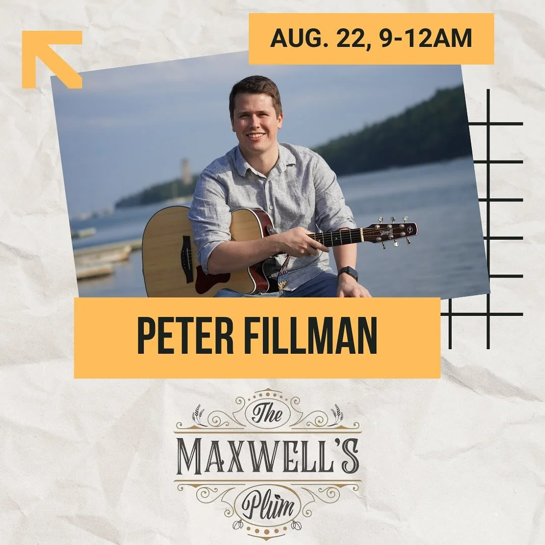 This week&rsquo;s shows!

Thursday: @the_maxwells_plum from 9pm - 12am

Friday: @ninelocksbrew taproom on spring garden 8-10pm

Saturday: Somewhere on the waterfront 👀