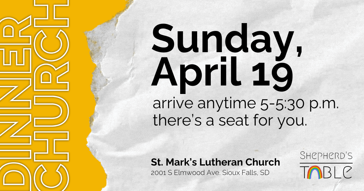 April Dinner Church
