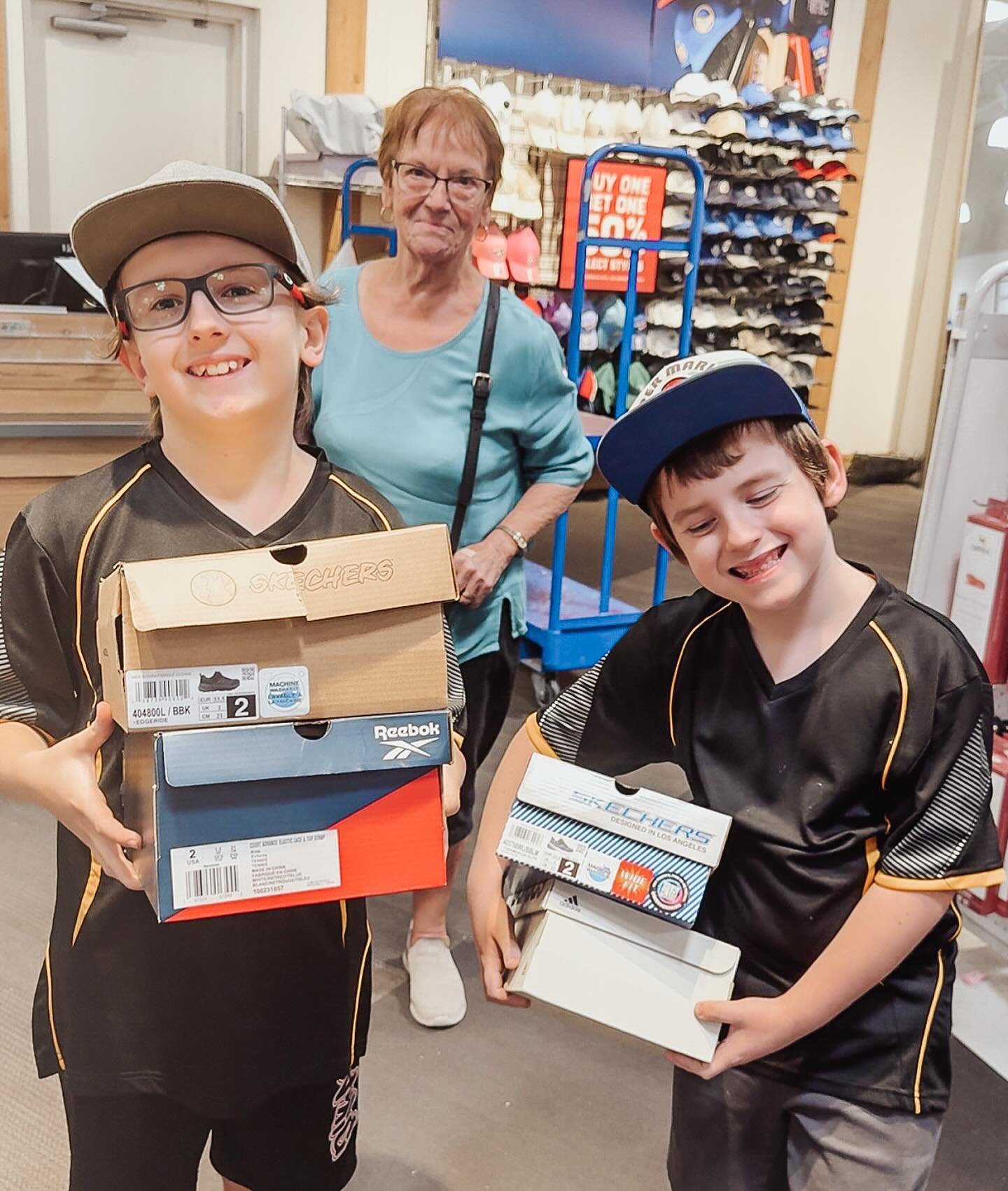 Back-to-school haul complete ✅ Two happy boys, new clothes, fresh kicks, and big smiles ! 🖤📚👟

#ModernMomLife #BackToSchoolShopping #MomLifeUnfiltered #SchoolReady #MomBoss #LifeWithKids #BoyMomAdventures #WorkingMomLife #BackToSchoolSeason