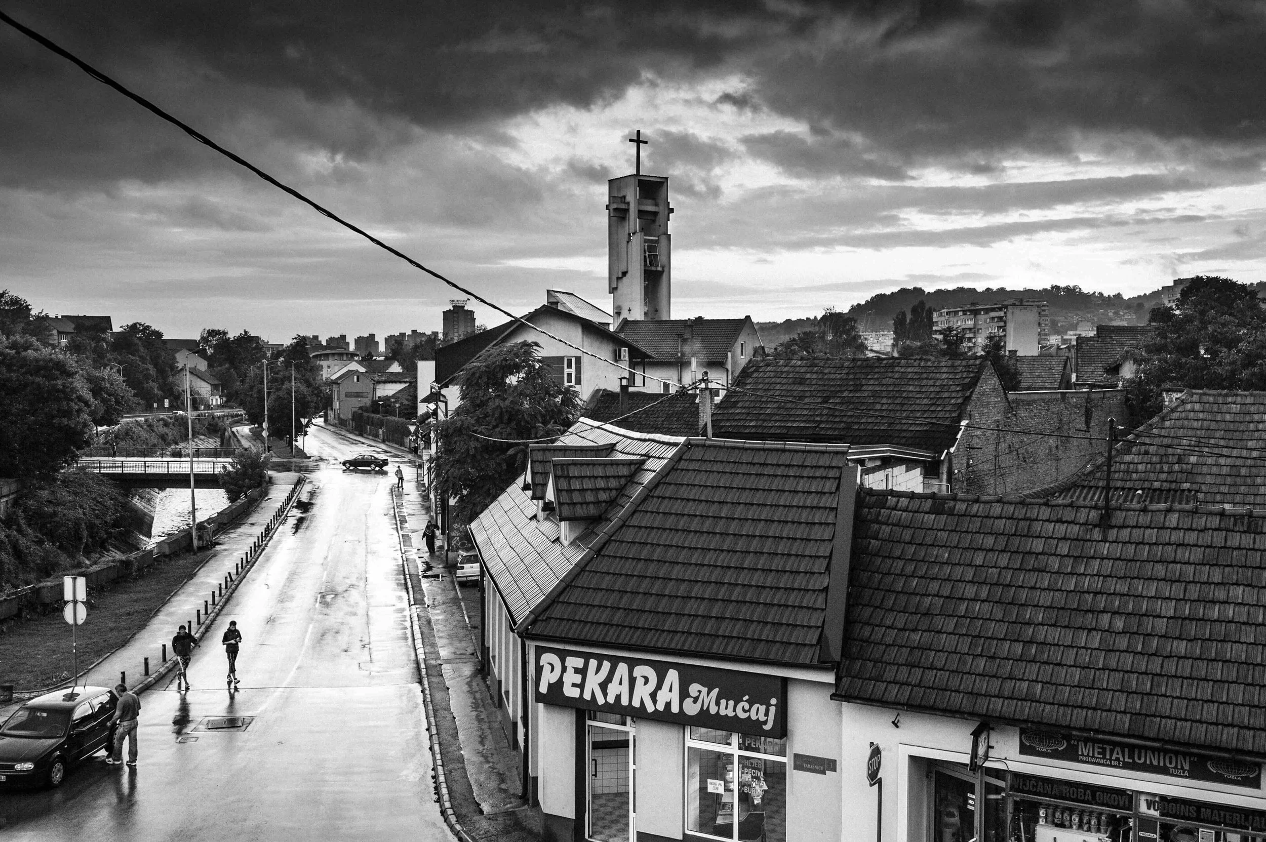 Vista della Città di Tuzla.
© foto Andrea Rizza