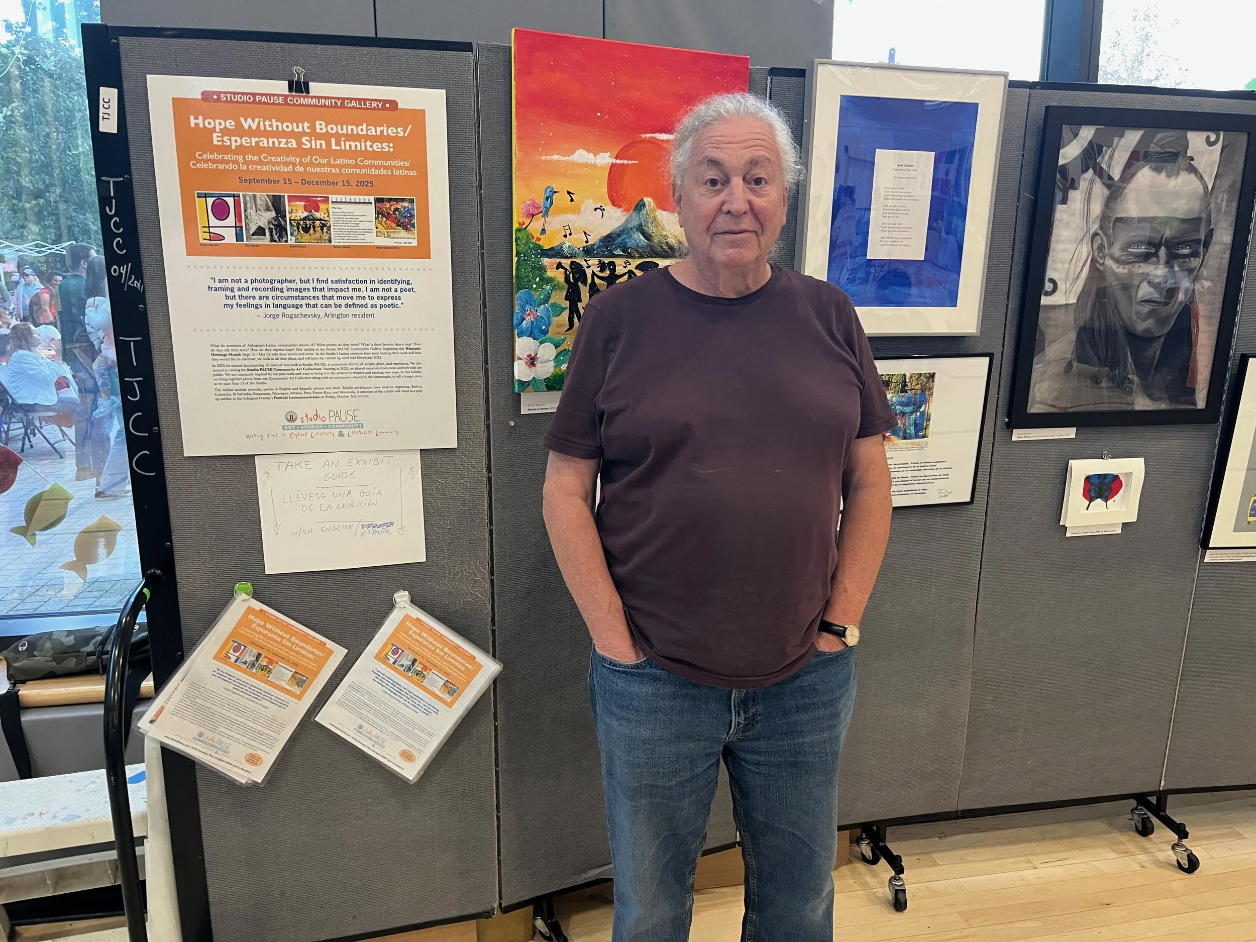 Jorge Rogachevsky is the Studio translator for Spanish and was a great resource in putting up this exhibit, and figuring out how to display those English and Spanish laminated handouts!
