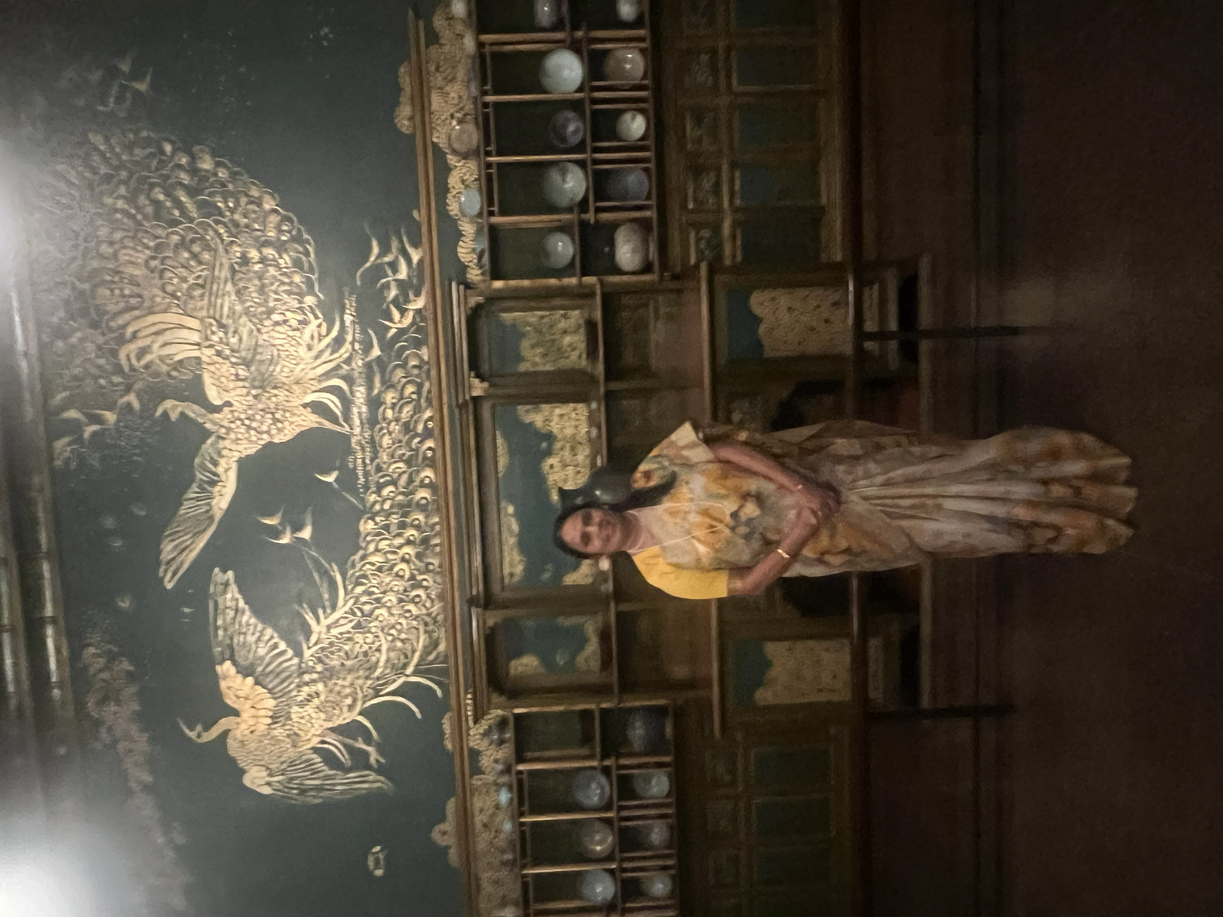 Nazneen finds the Peacock Room. She loved it!