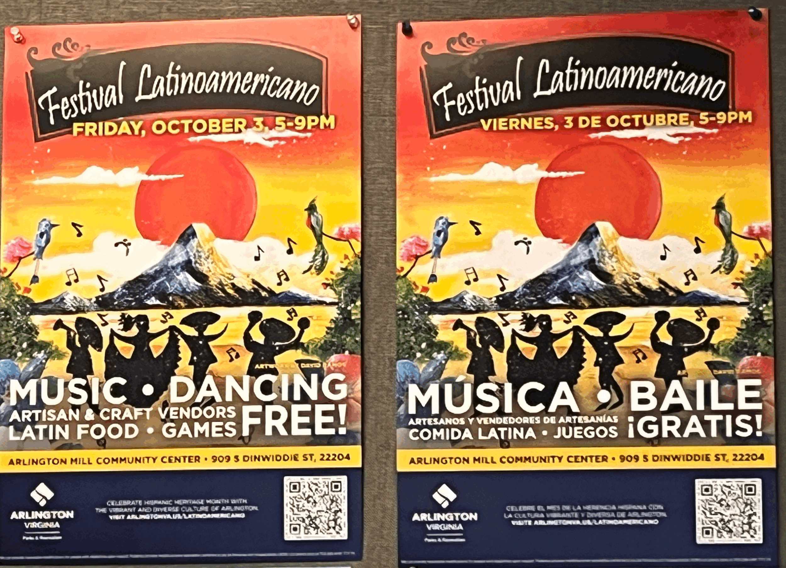 Hope Without Boundaries Pop-Up Exhibit + Carlin Springs Elementary School Hispanic Heritage Month Art Exhibit