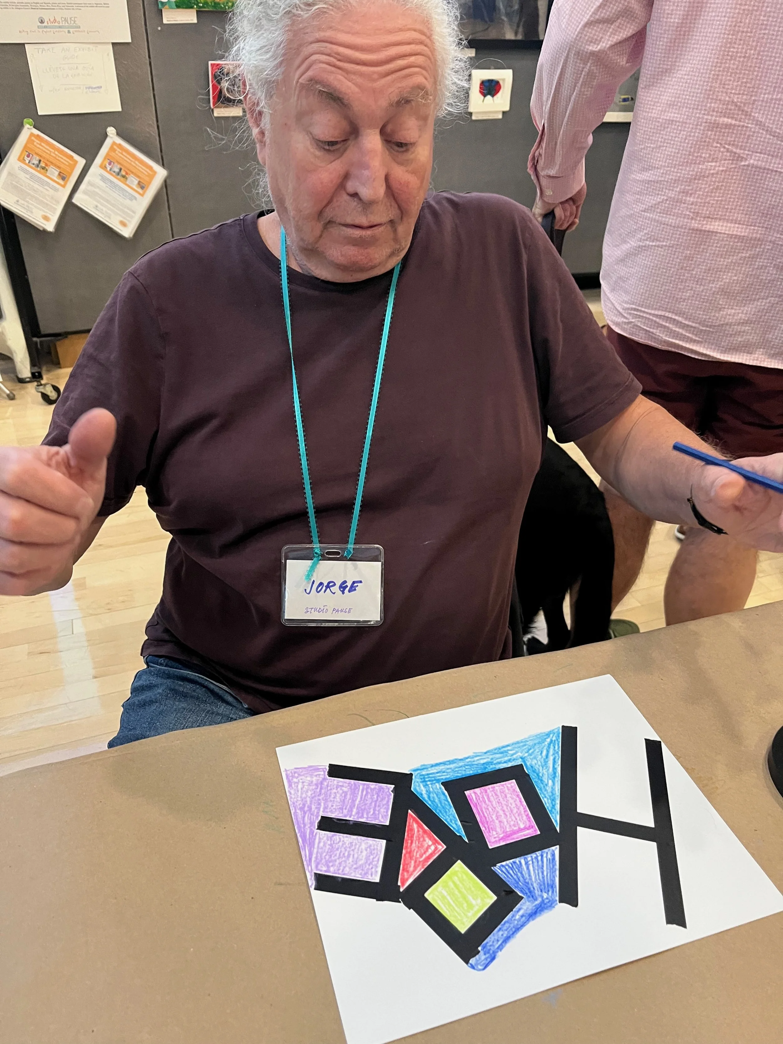 Jorge plays with Hope!