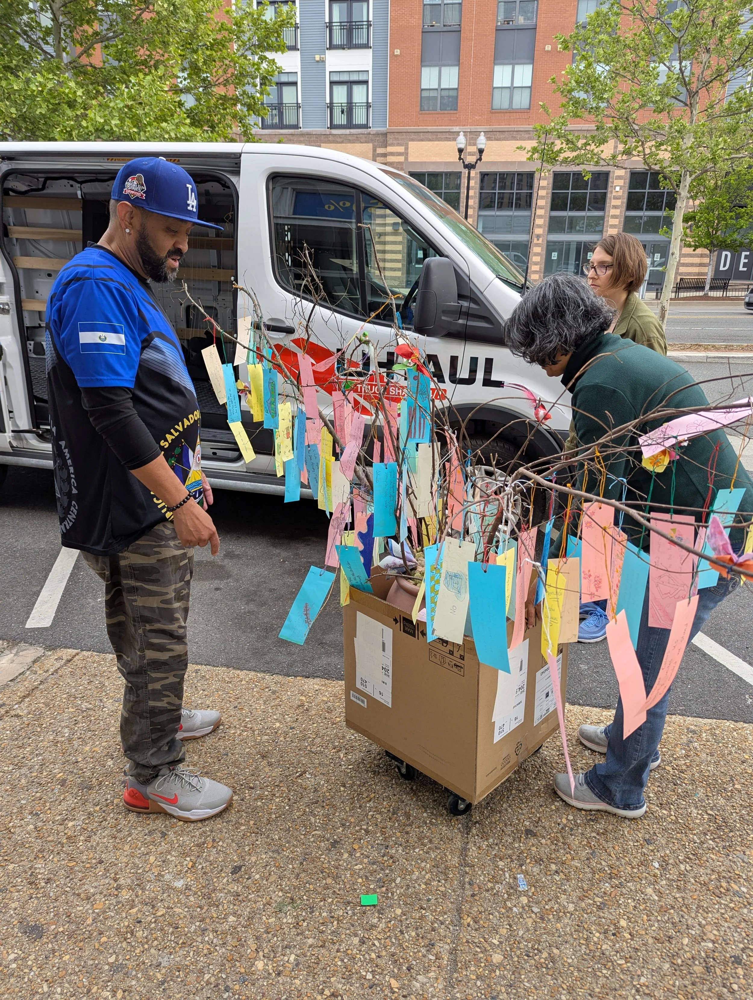Loading the U-Haul! So grateful for all the PAUSErs help with planning, loading, problem-solving...