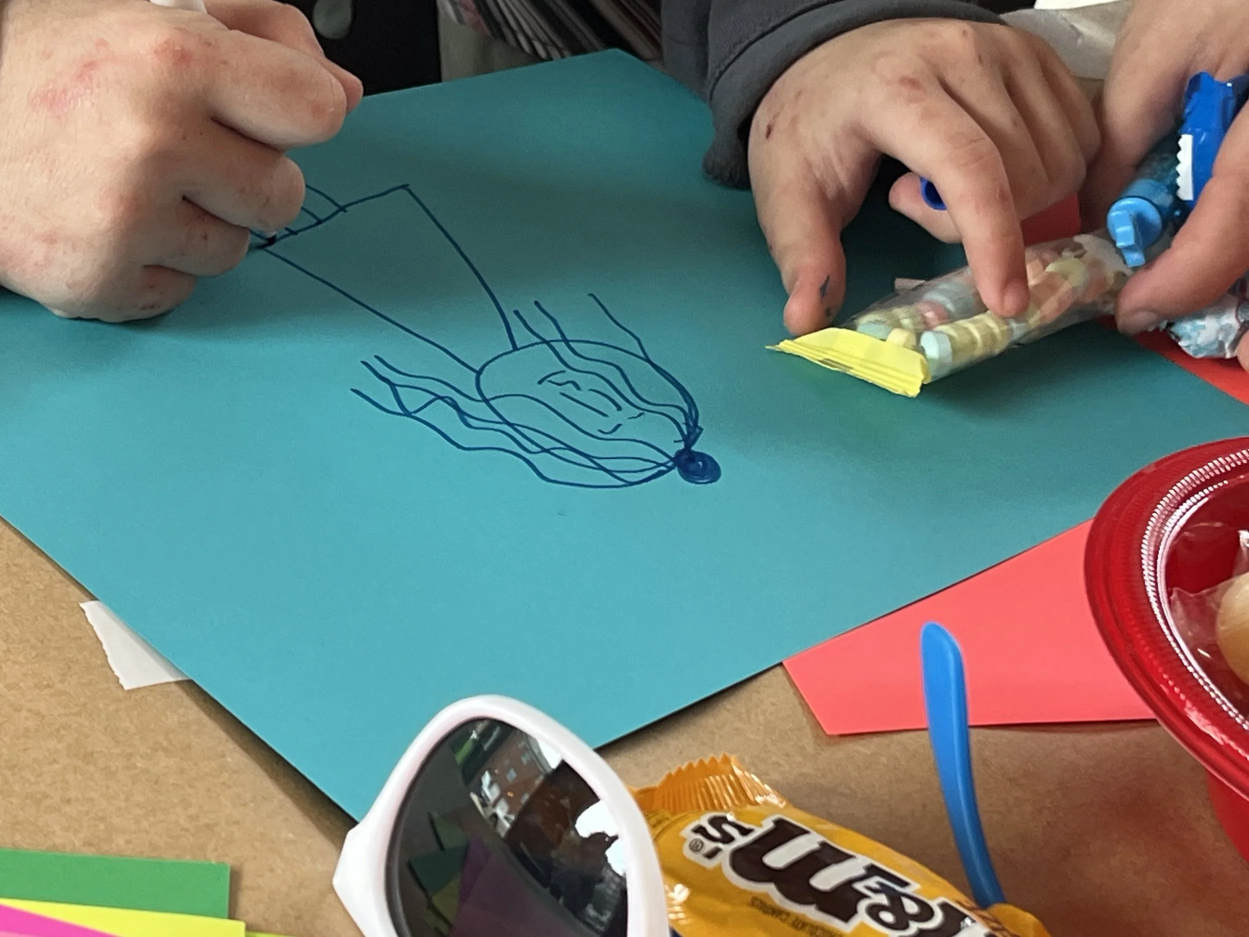 "I like to draw princesses!"