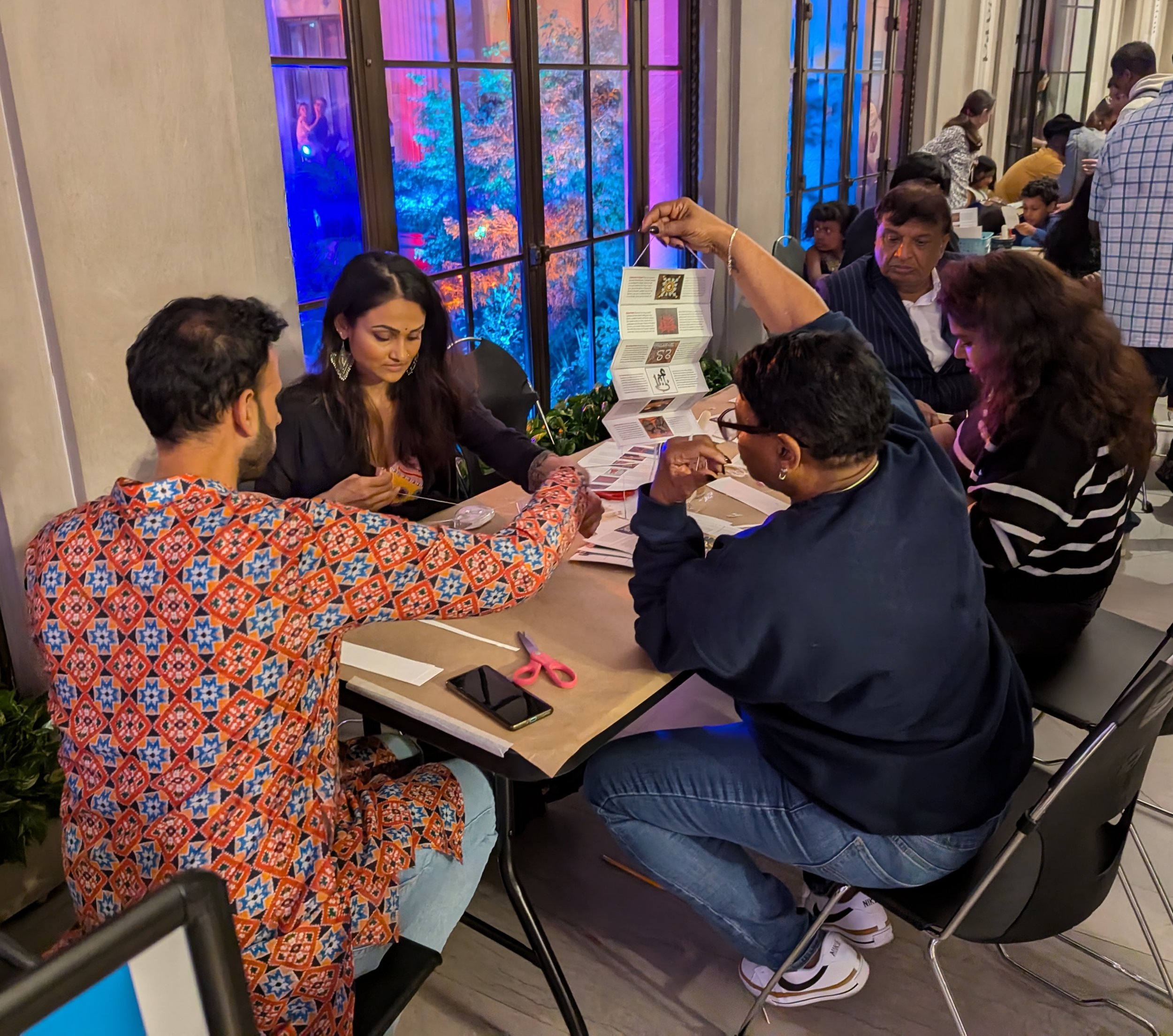 Carmen teaching the public various ways to make the book. I remember how the studio helped her creative self bloom and share her talents and ideas with the world