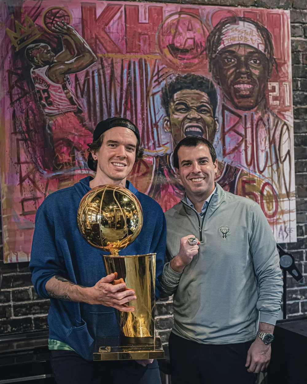 NBA championship artwork