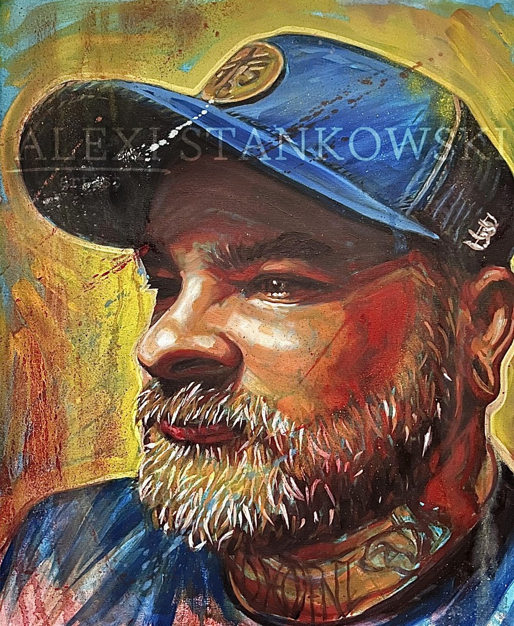 Bearded man portrait