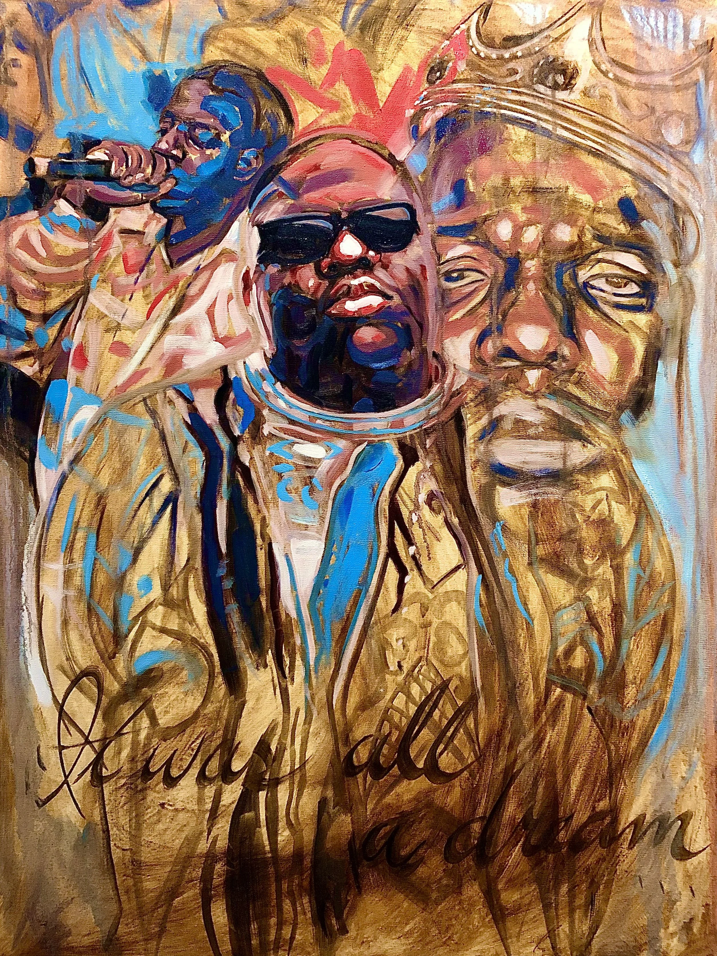 Notorious B.I.G. "It Was All A Dream" | Hand-Painted Canvas Archive