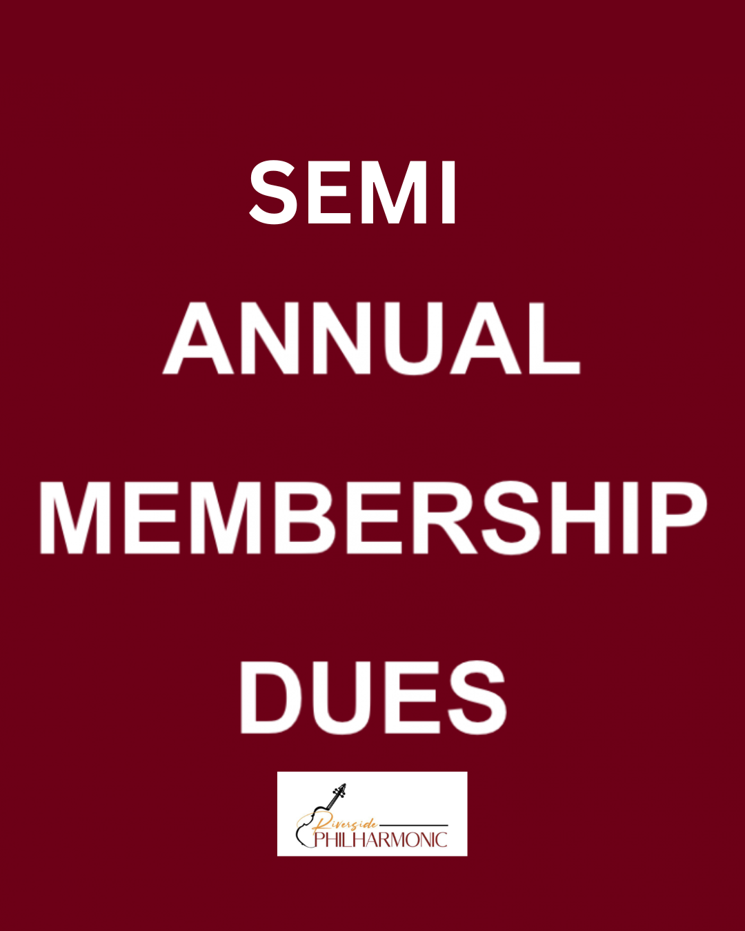 Semi-Annual Dues