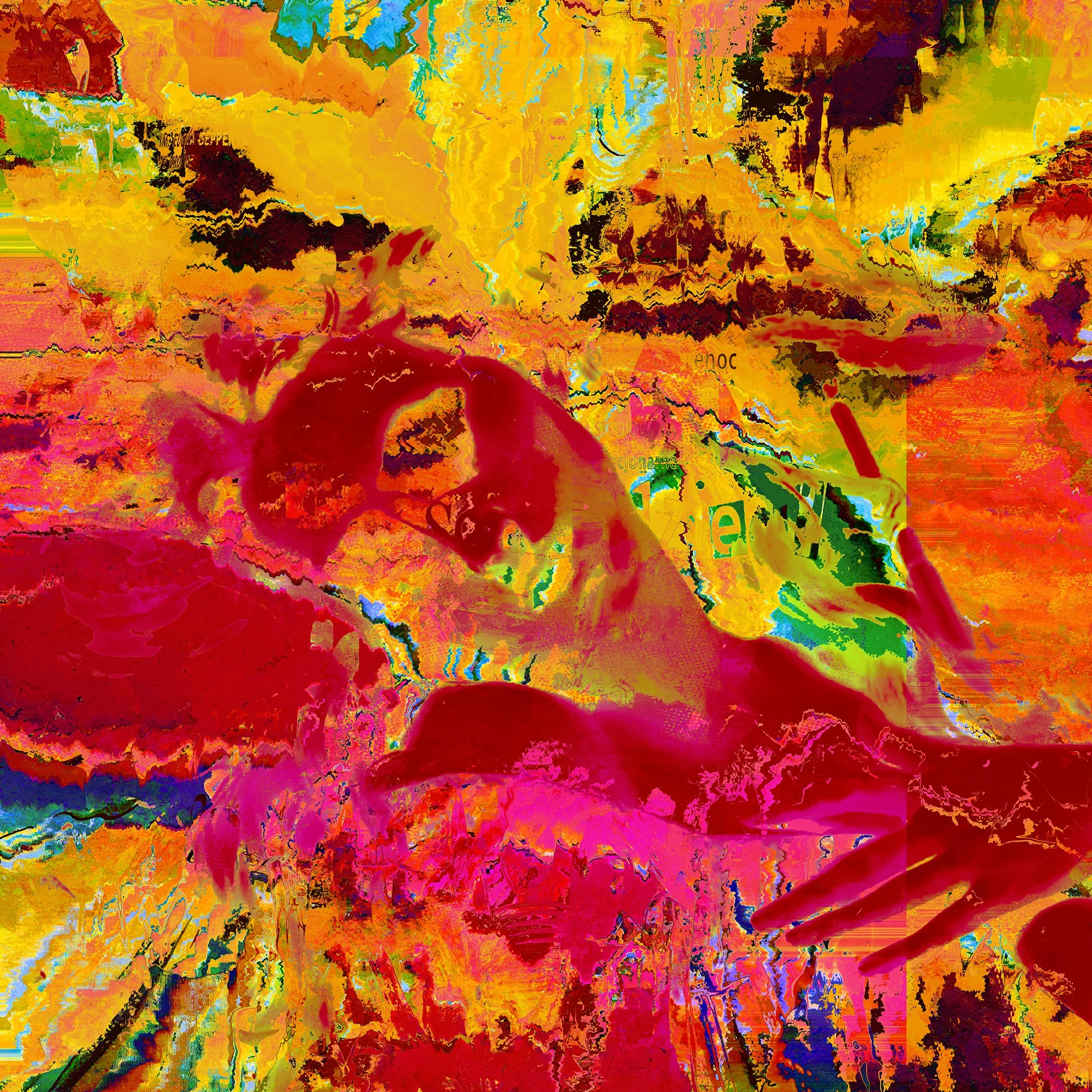 "ECSTASY V", 2024. Digital print on paper.- 100 x 100 cm. 1/1