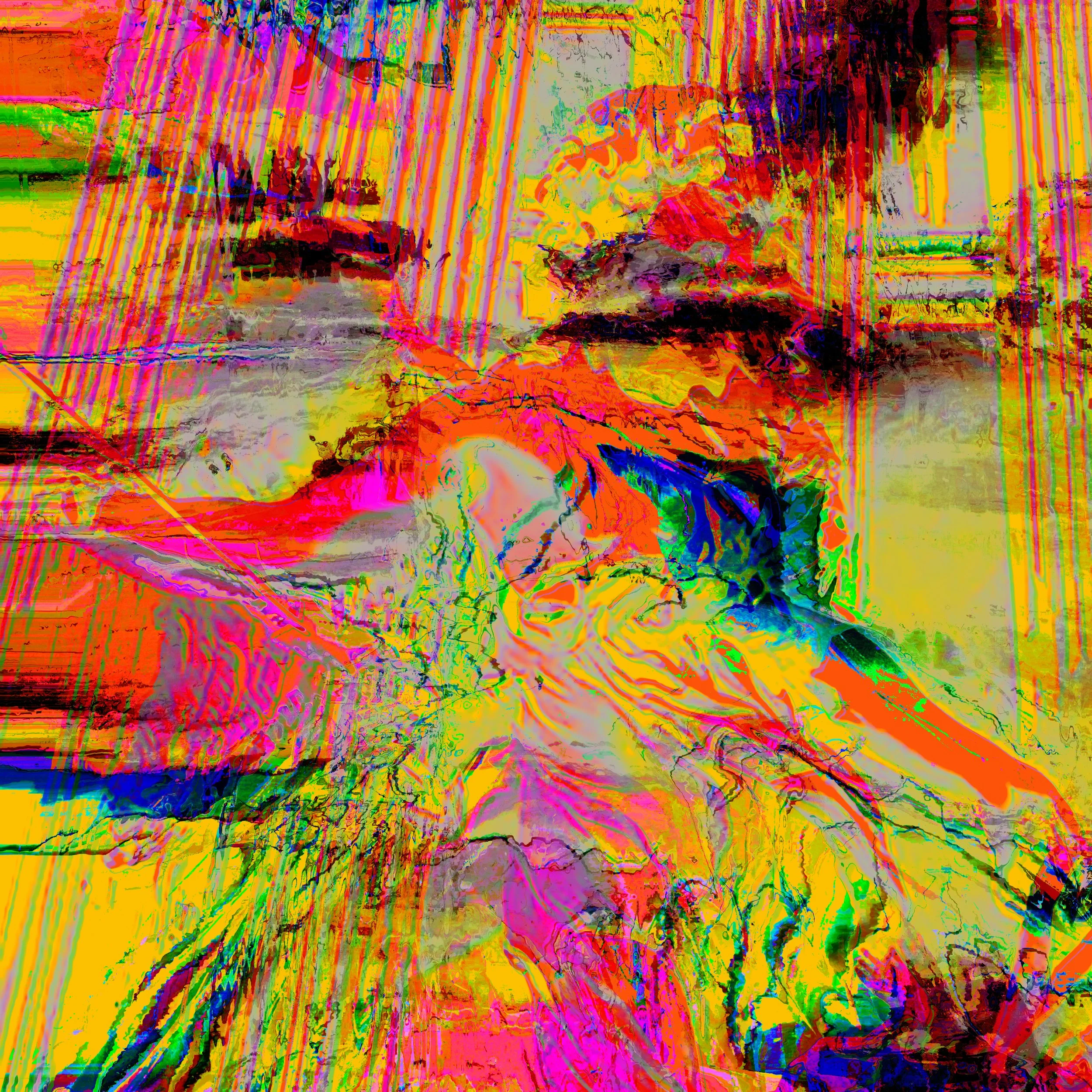 "ECSTASY IV", 2024. Digital print on paper.- 100 x 100 cm. 1/1