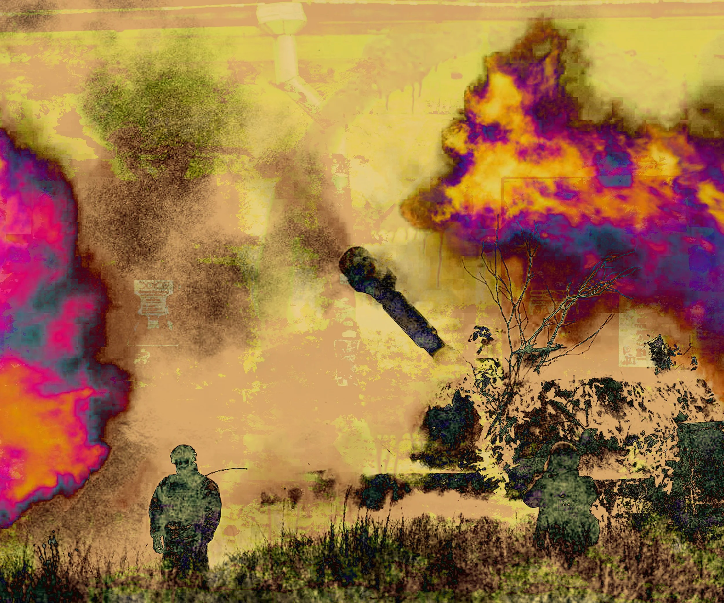 "HARDCORE IV", 2025. Digital print on paper.- 100 x 83 cm. 1/1