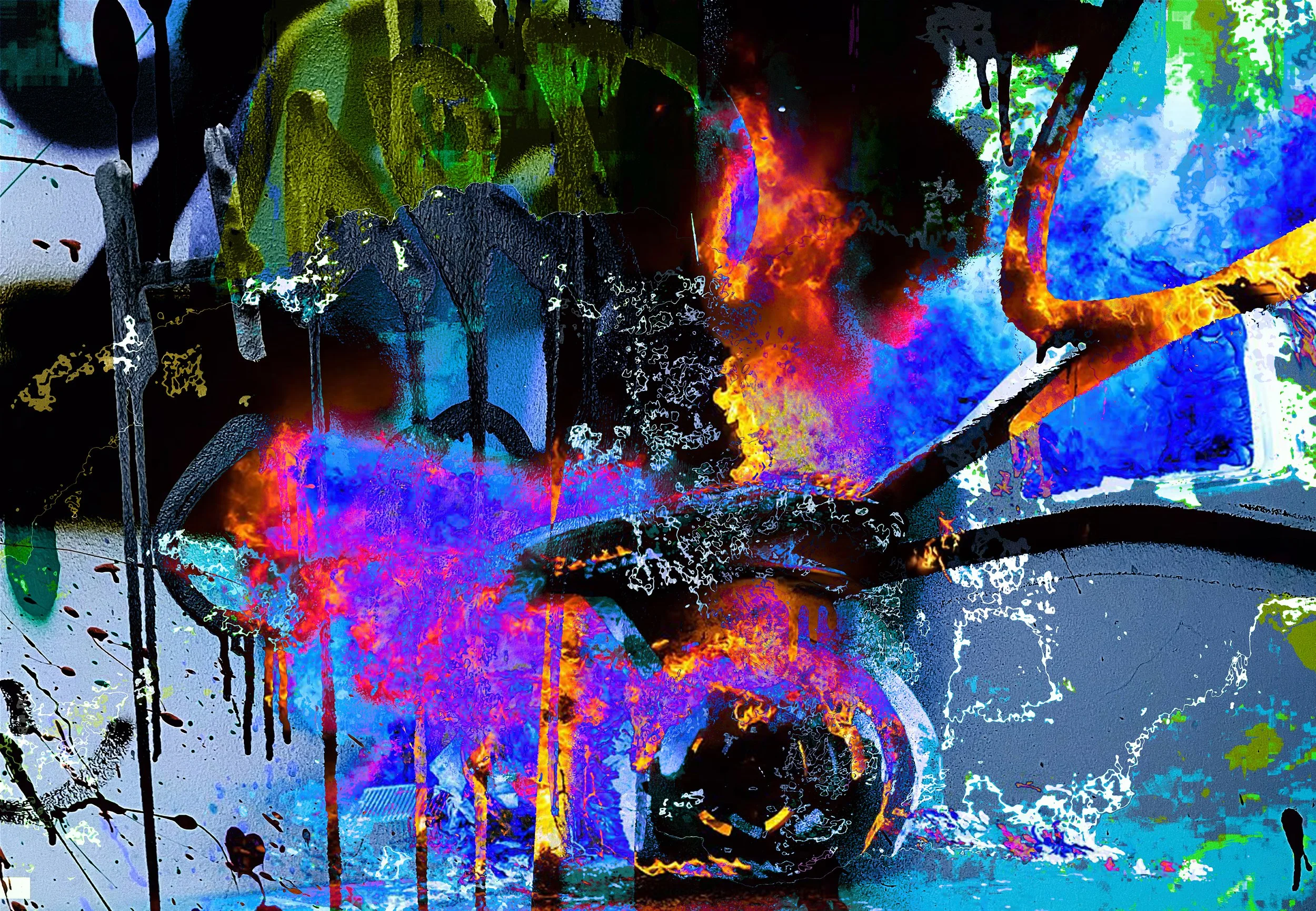 "HARDCORE II", 2025. Digital print on paper.- 90 x 63 cm. 1/1