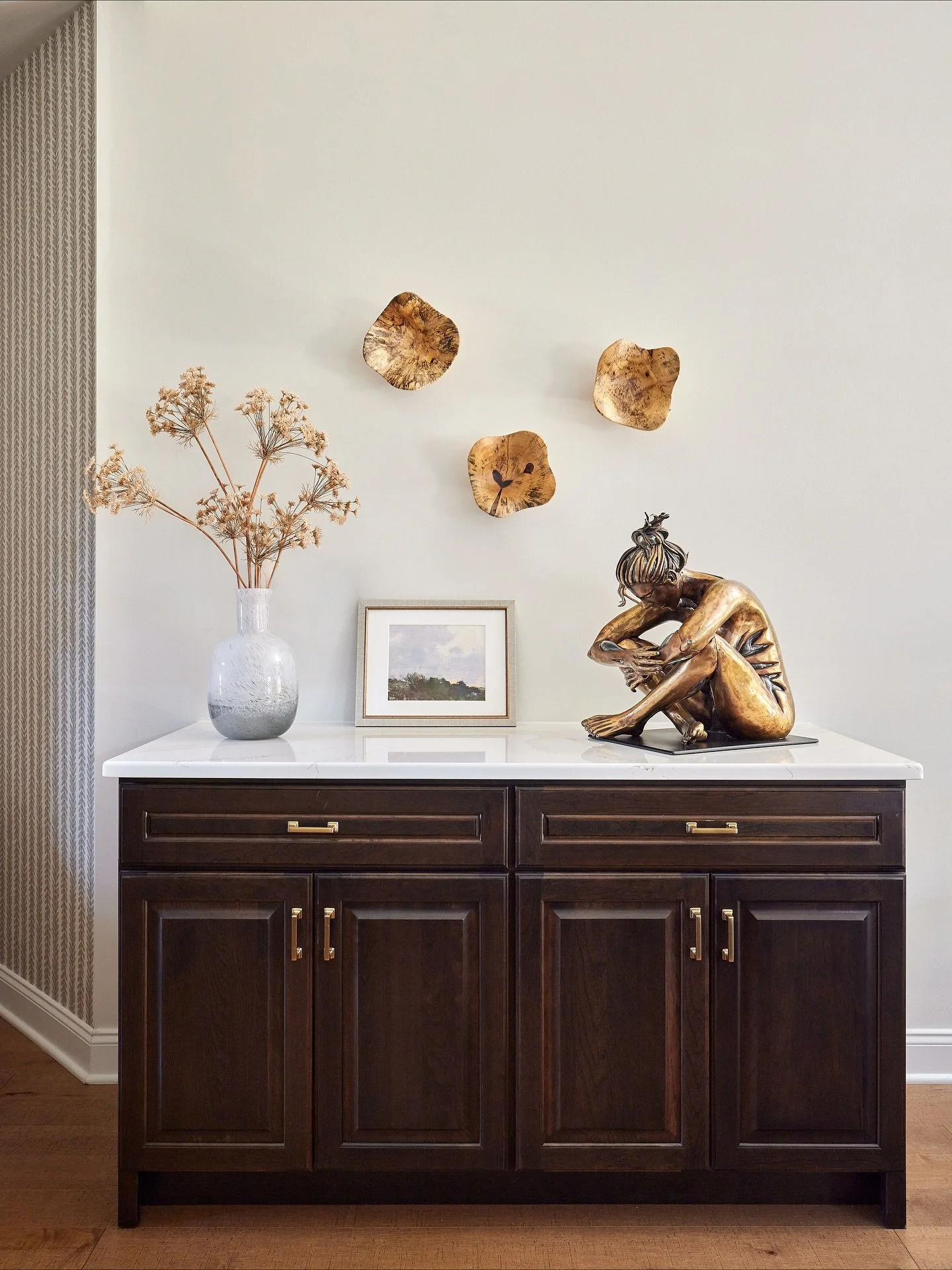 Halloween&rsquo;s over&hellip; and now holiday planning is on the mind. 

Sharing a couple sideboards styled for everyday use&mdash;before the turkey and pies take over. We blended the client&rsquo;s heirloom and vintage treasures with some new, play