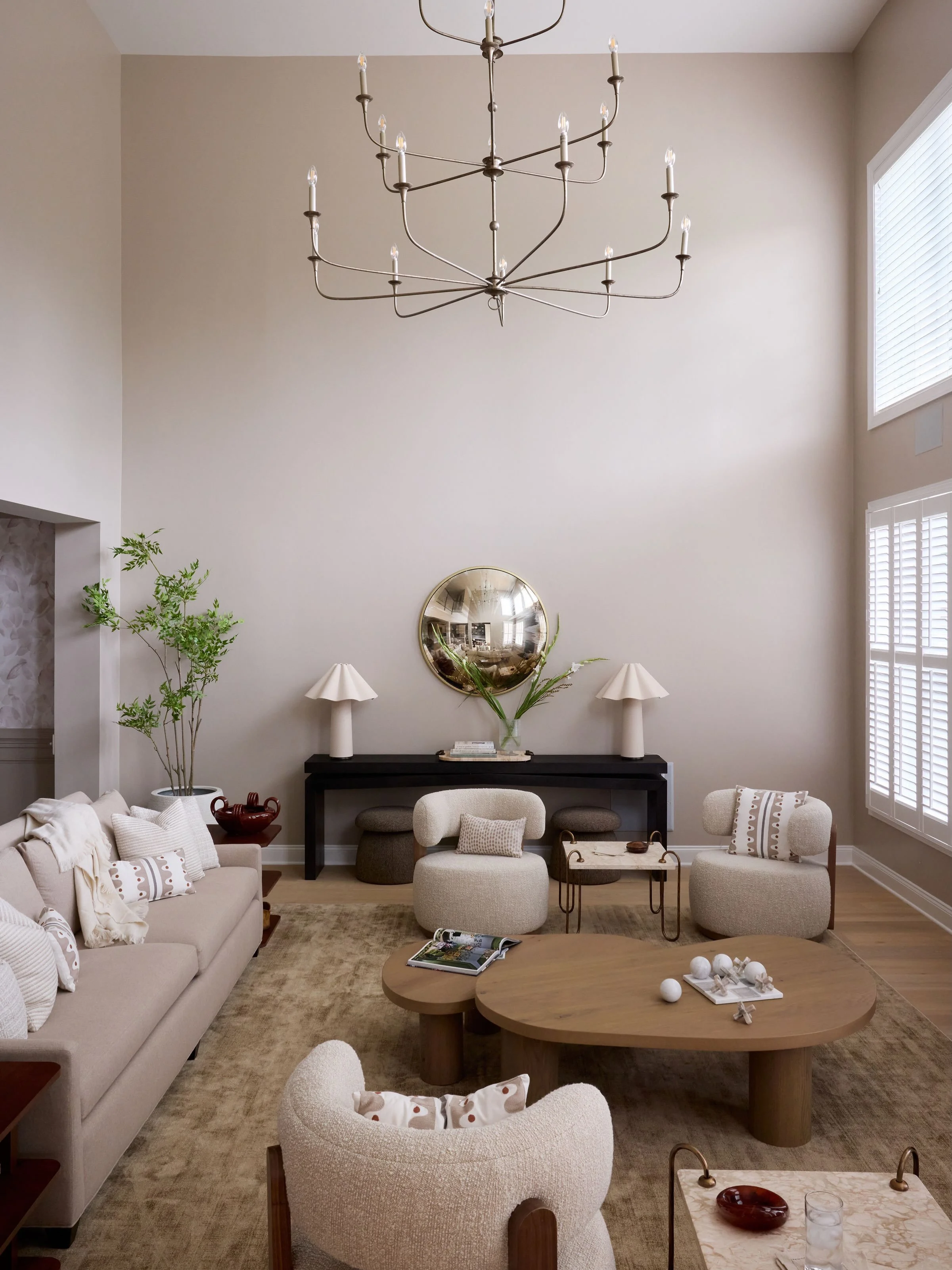 I&rsquo;m *so* excited to share this full home design project with y&rsquo;all. It feels fitting to start with sharing the great room. 

For the great room, the heart of the home, we had a focus for comfort and plenty of seating for hosting friends a
