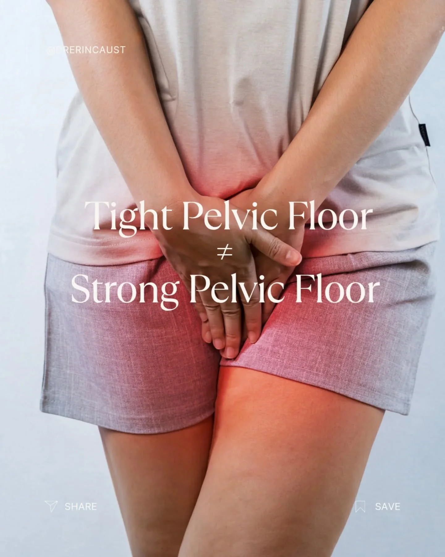Most people don&rsquo;t just have a weak pelvic floor.

Some have an overactive one.

When the pelvic floor stays tightly clenched:
&bull;
blood flow &darr;
&bull;
lubrication/erections &darr;
&bull;
sensation &darr;

Strong doesn&rsquo;t mean tight.
