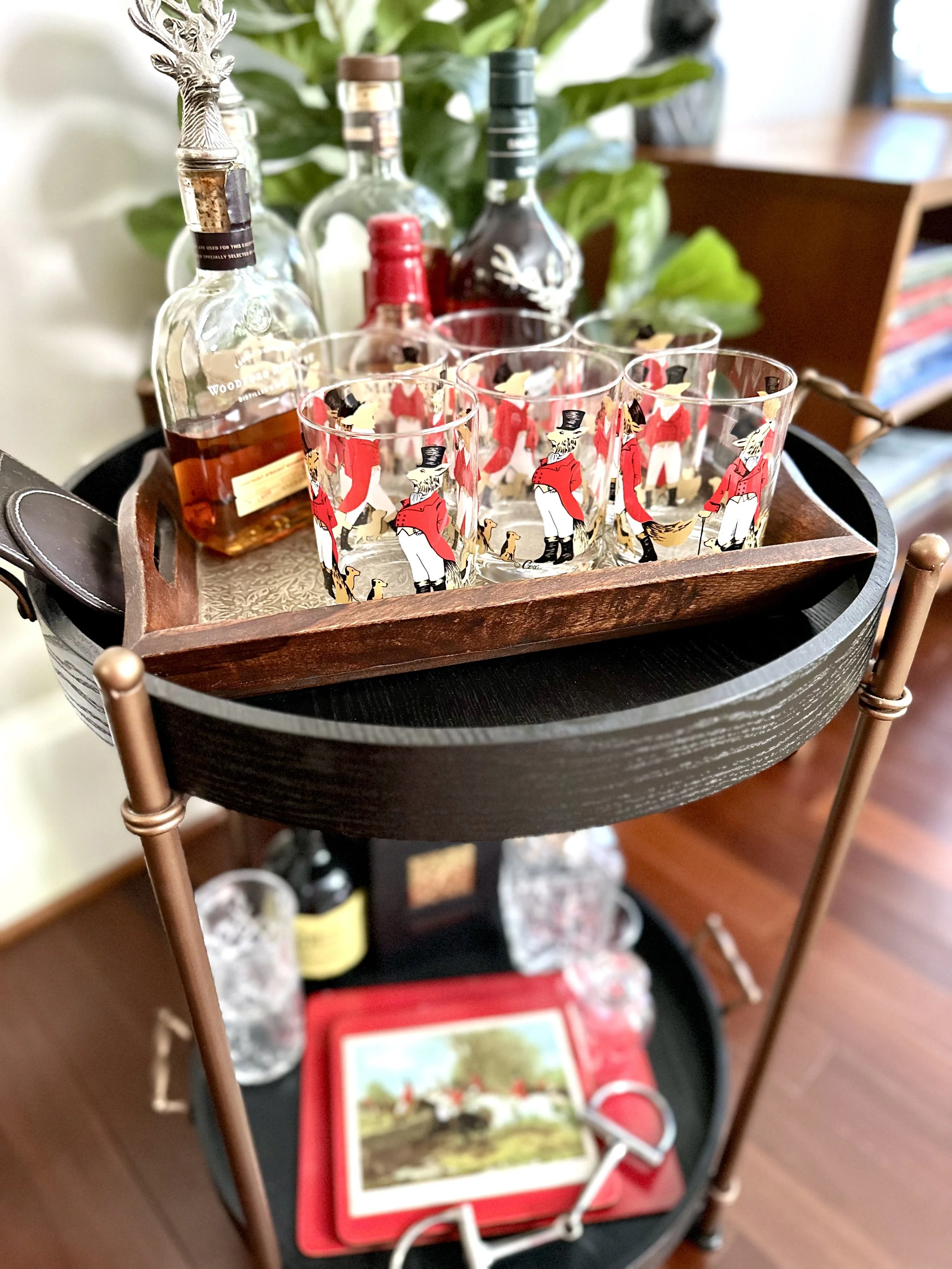 Personal bar cart aesthetic