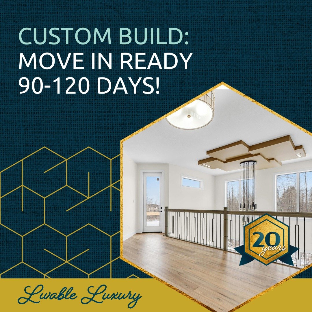 Imagine building your dream home, tailored perfectly to your family, and moving in within just 90 to 120 days! 🏡✨ With our custom home-building process, you can bring your vision to life faster than you ever thought possible. Say goodbye to long wai