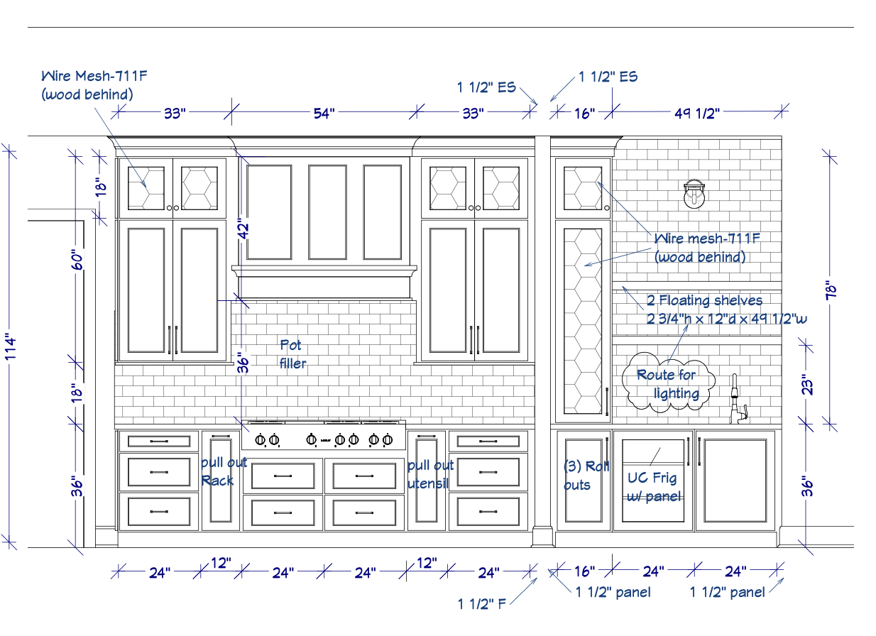 Kitchen Cabinet Elevations