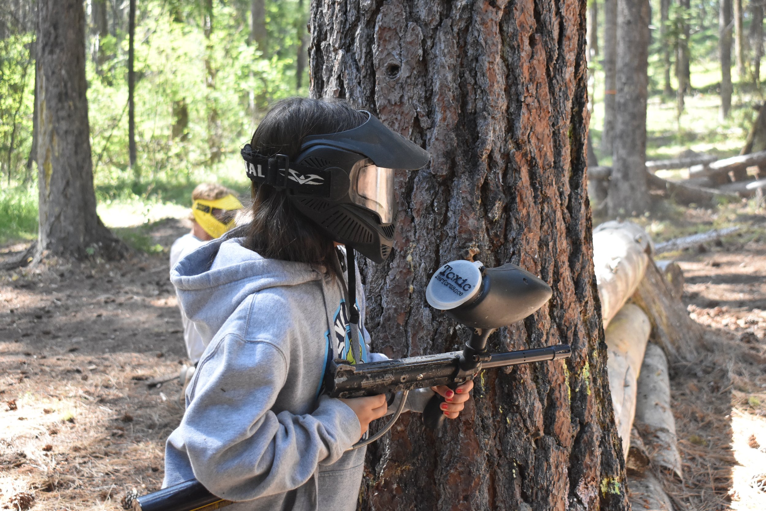 Paintball available at nearby Camas Meadows Bible Camp
