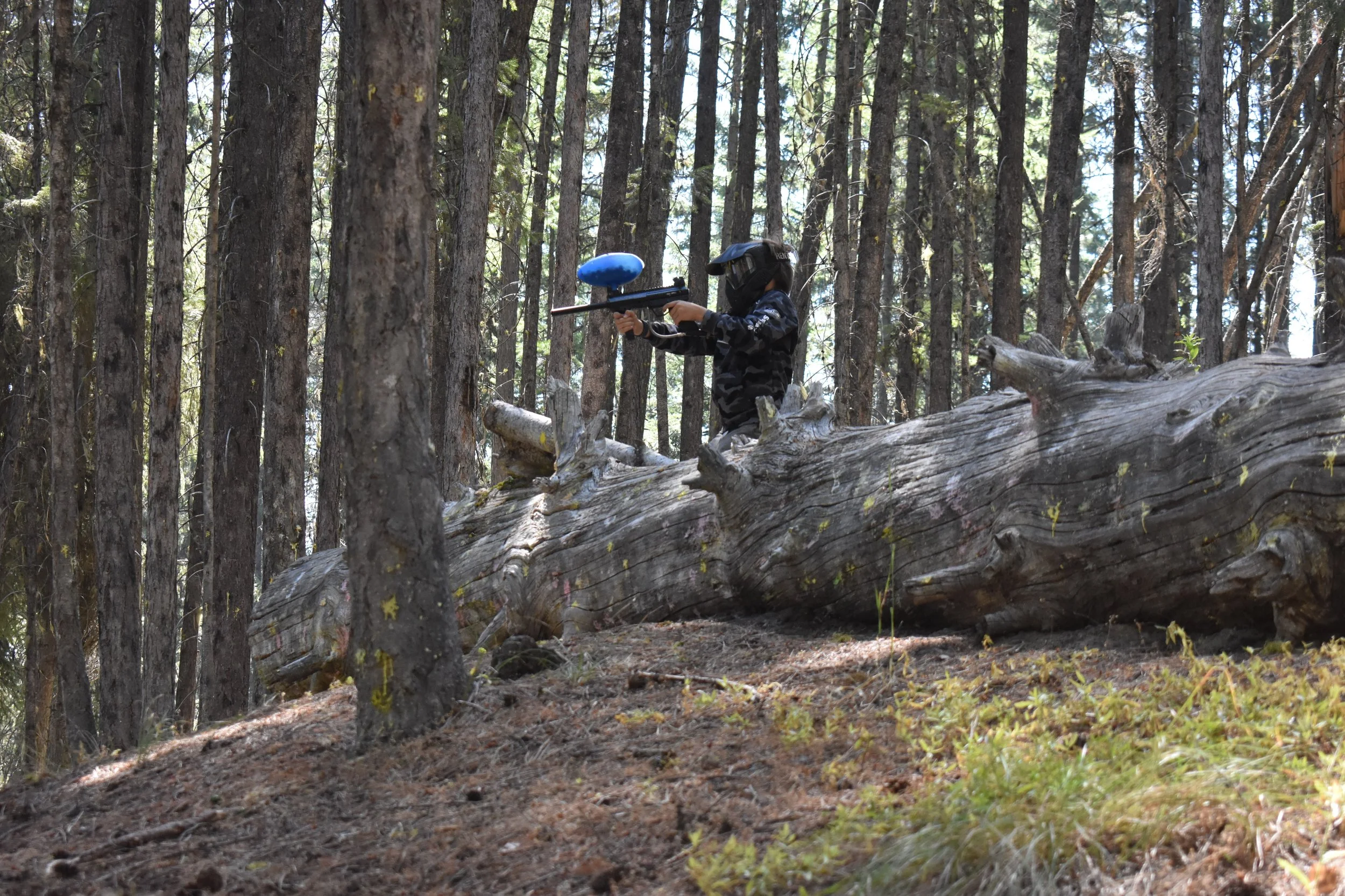 Paintball available at nearby Camas Meadows Bible Camp
