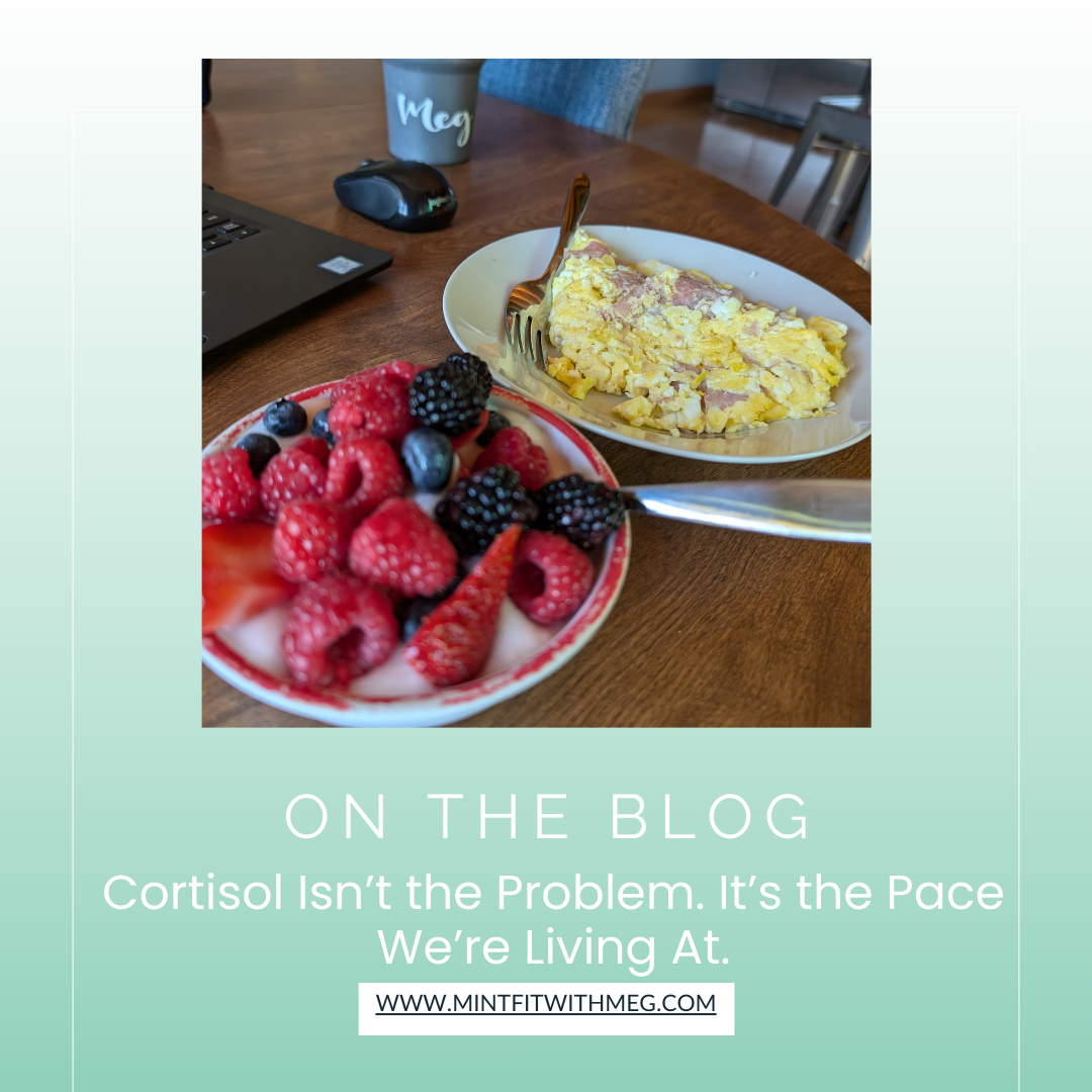 Cortisol Isn’t the Problem. It’s the Pace We’re Living At.