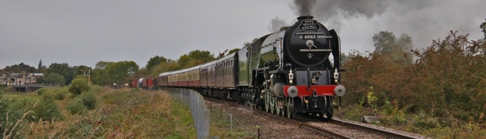 An image of a steam train on the Nene Valley Railway 