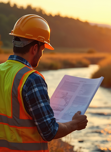 Reliable water supply planning and project support for industrial operations and development projects.