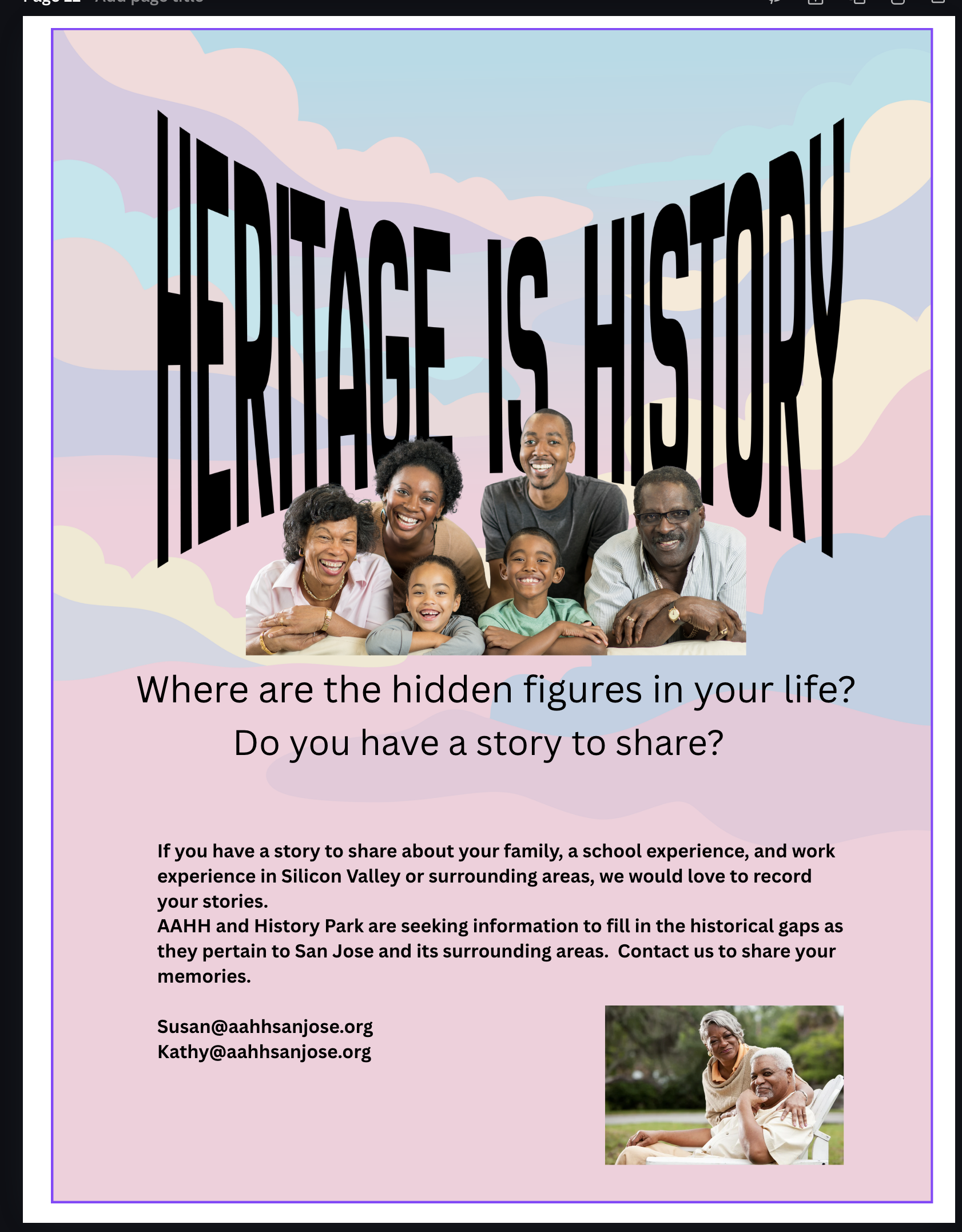 History, legacy, stories