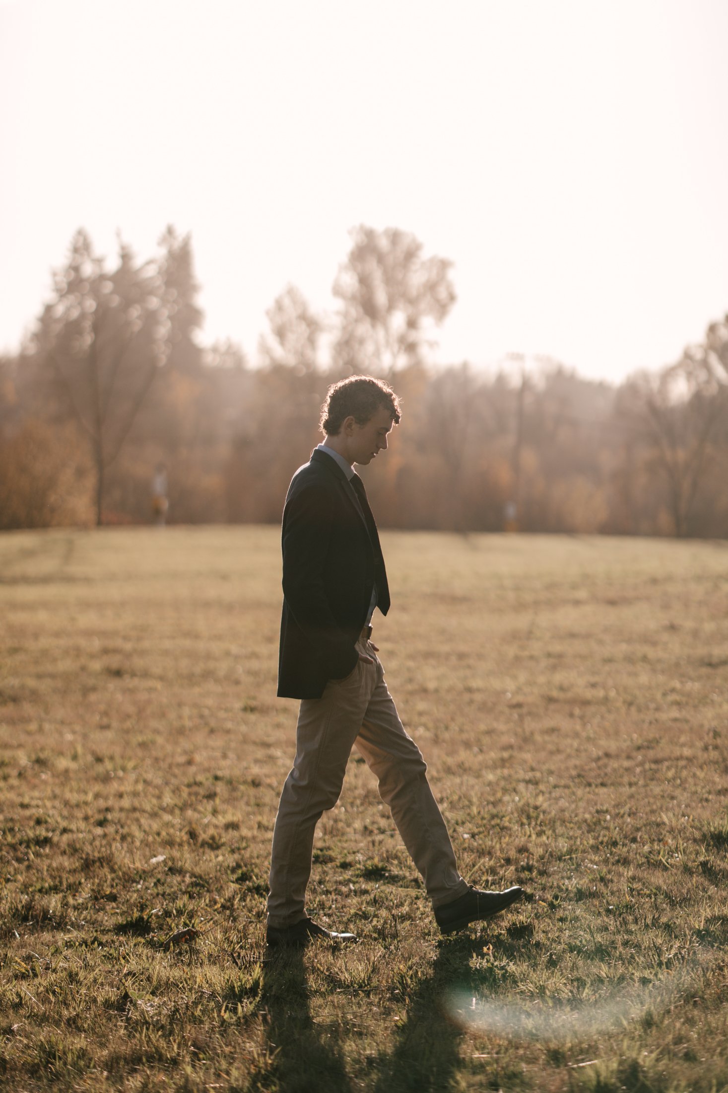 Portland Male Senior Portrait Browns Ferry Park