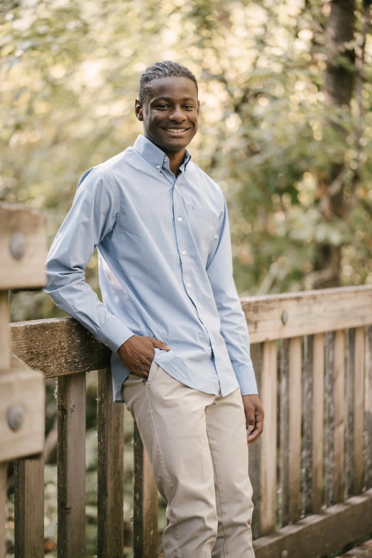Portland Male Senior Portrait Browns Ferry Park