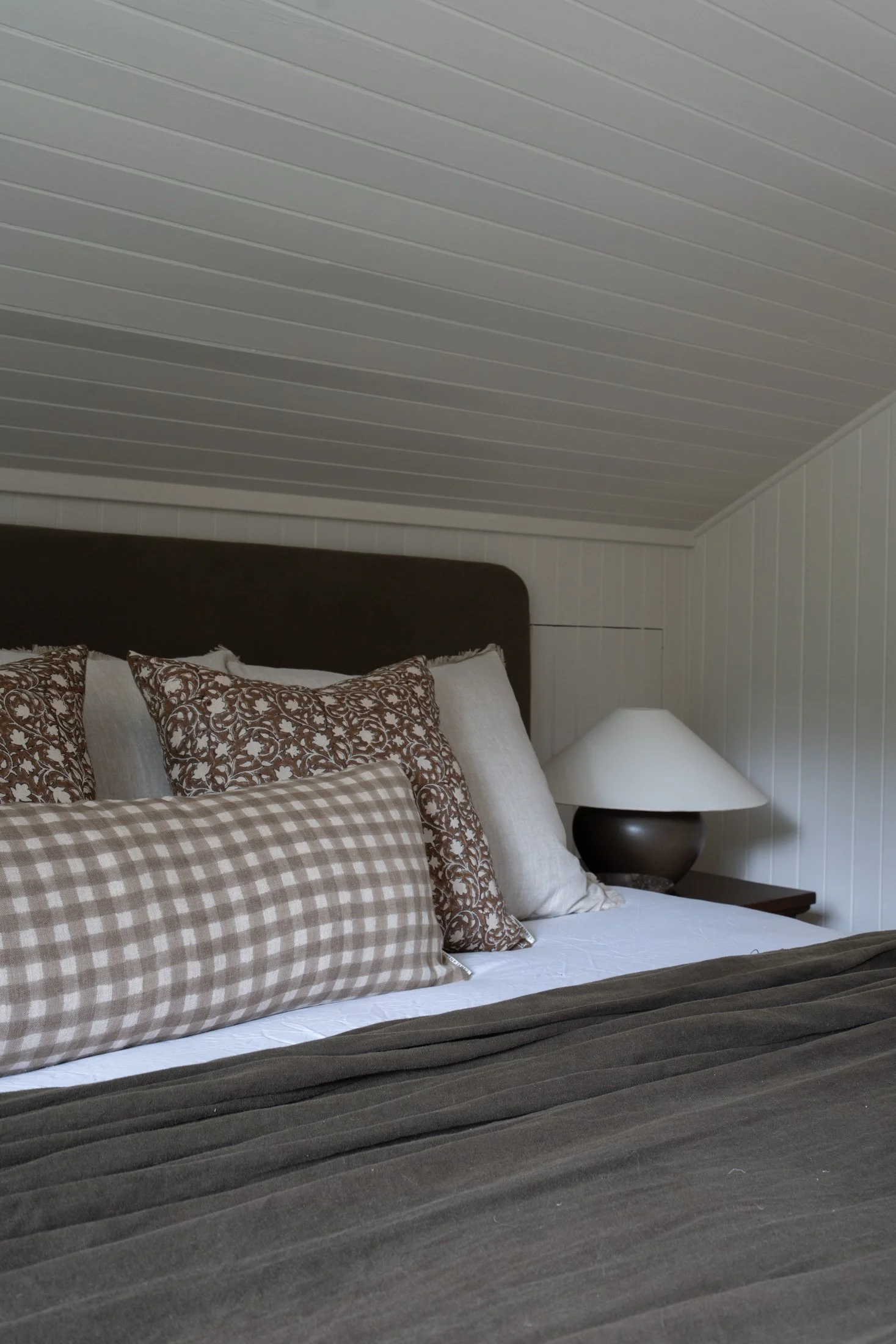 Linen and James pillow bedroom styling