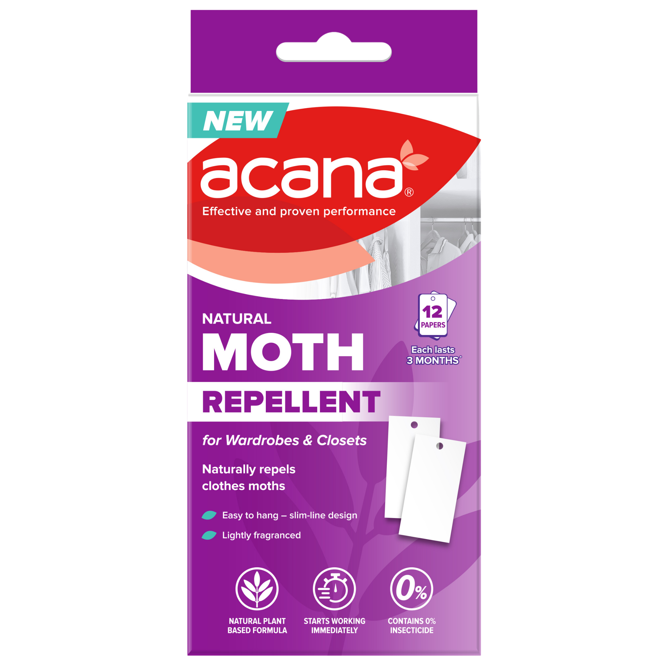 Natural Moth Repellent for Wardrobes &amp; Closets