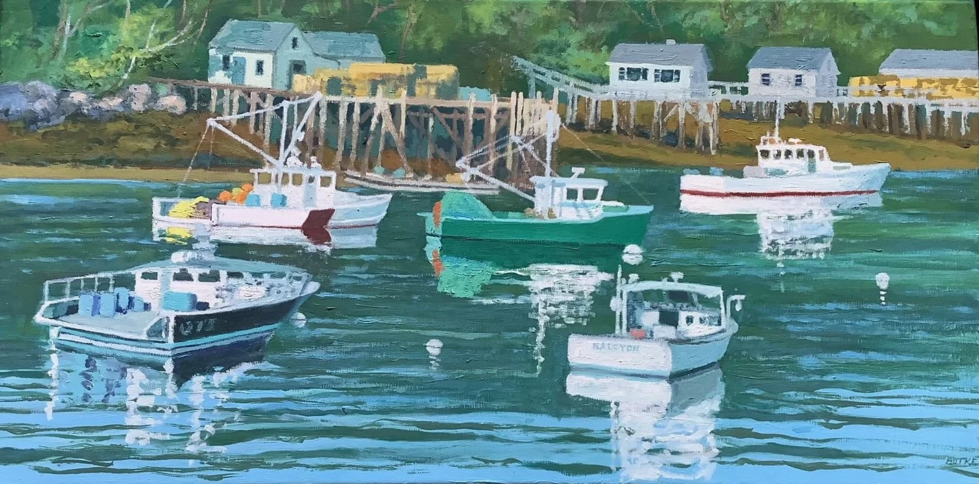 "Harbor Reflections"