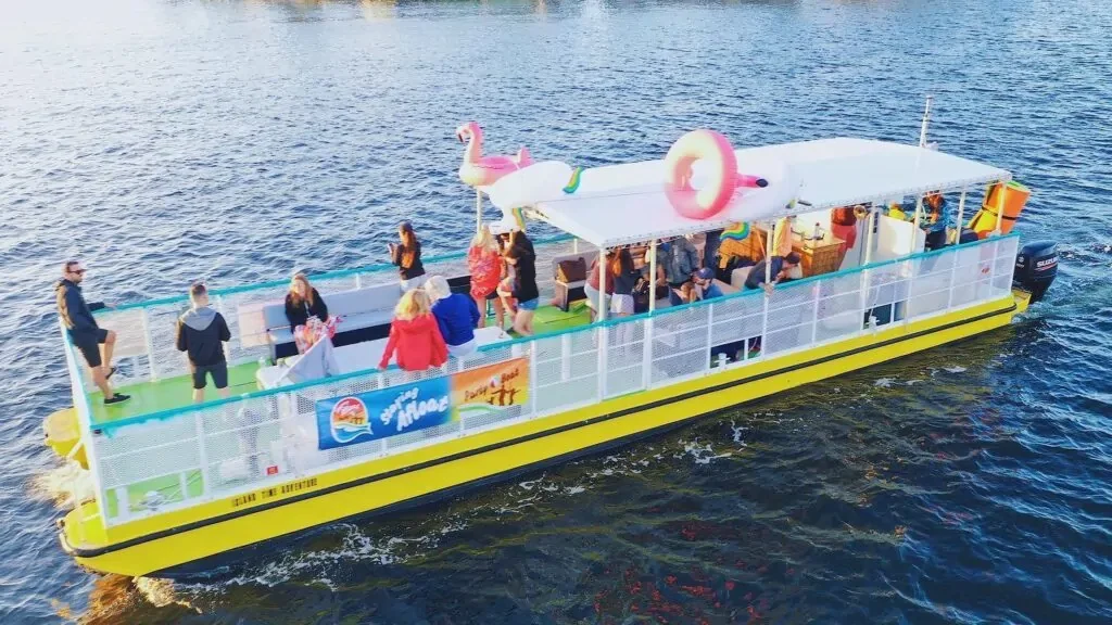 Staying Afloat Party Boat on the Intercostal in Fort Lauderdale Florida who is partners with Captain Getaways