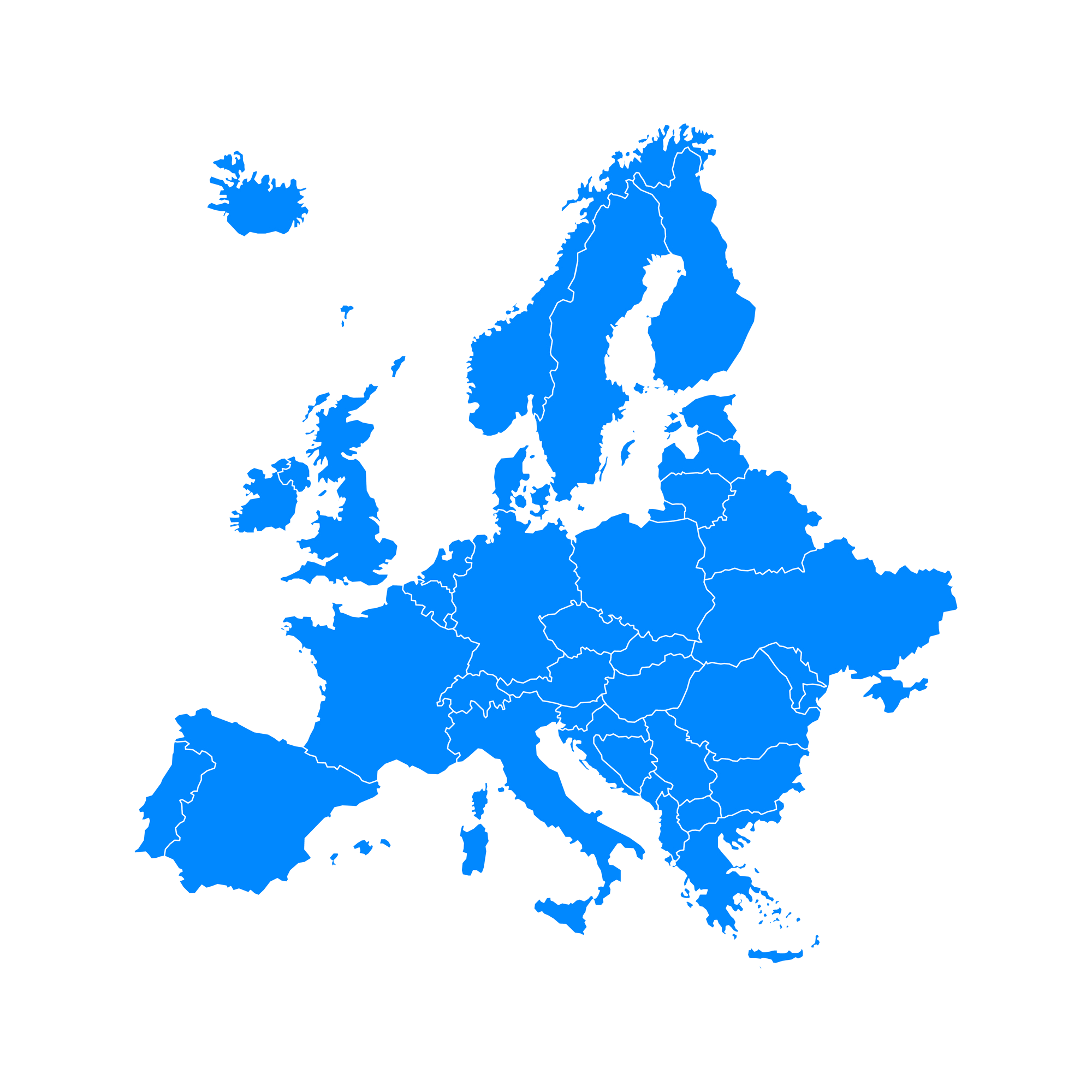 continent of Europe